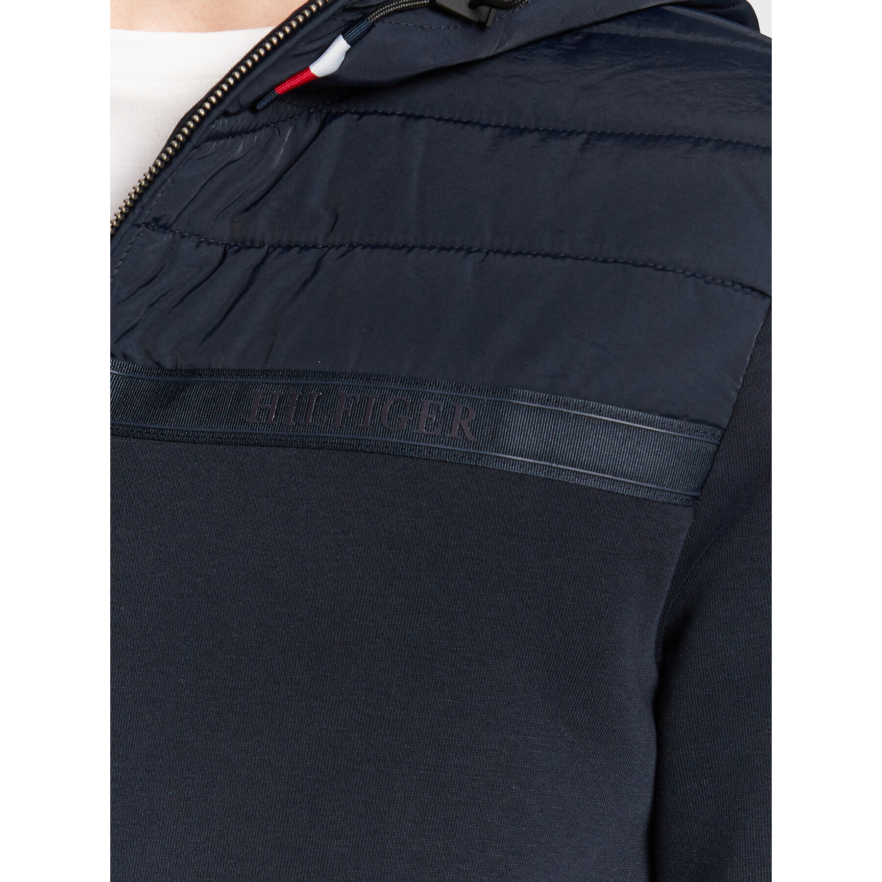 Tommy Hilfiger Суитшърт Mix Media MW0MW29305 Тъмносин Regular Fit - Pepit.bg