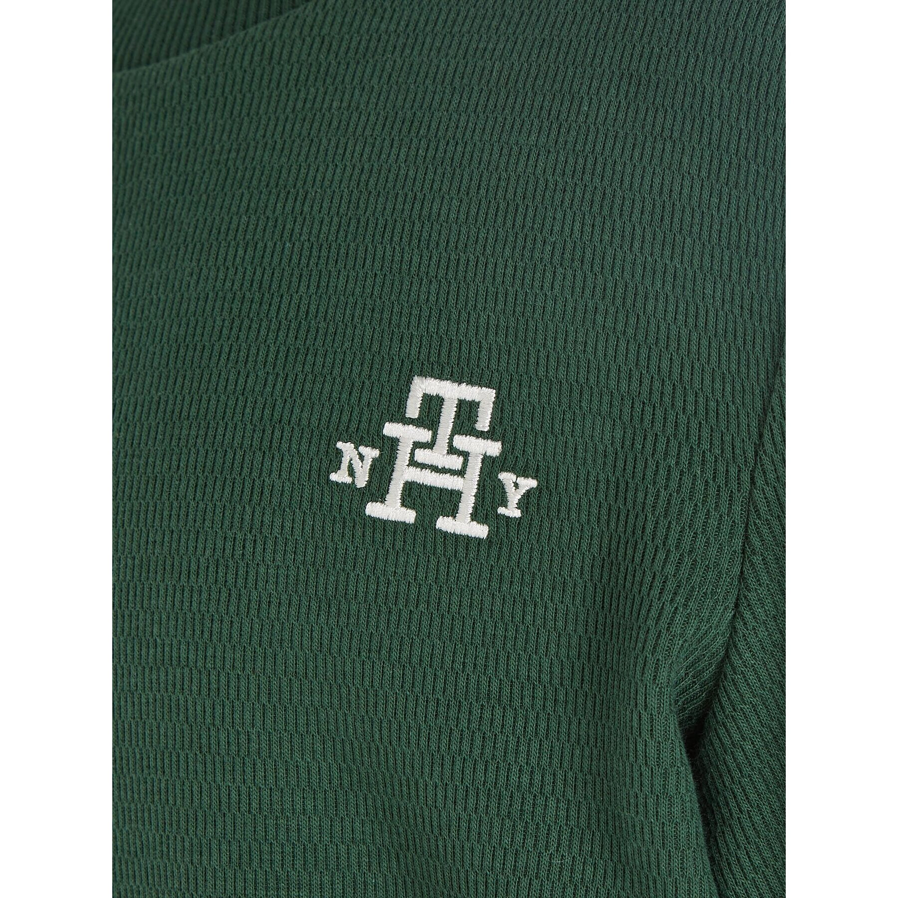 Tommy Hilfiger Суитшърт Monogram Structured KB0KB08350 D Зелен Regular Fit - Pepit.bg