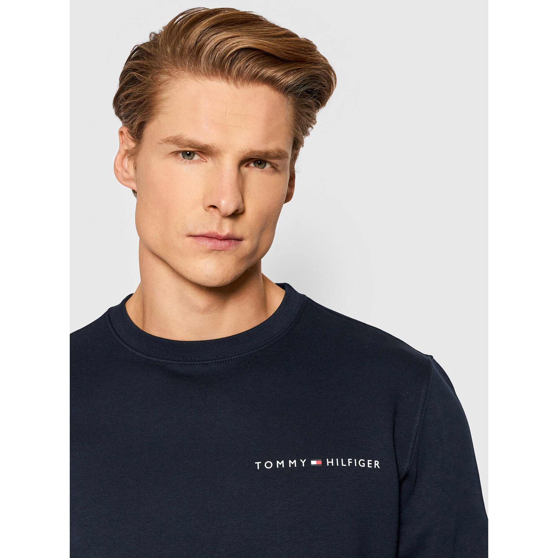 Tommy Hilfiger Суитшърт Multi Placement MW0MW22199 Тъмносин Regular Fit - Pepit.bg