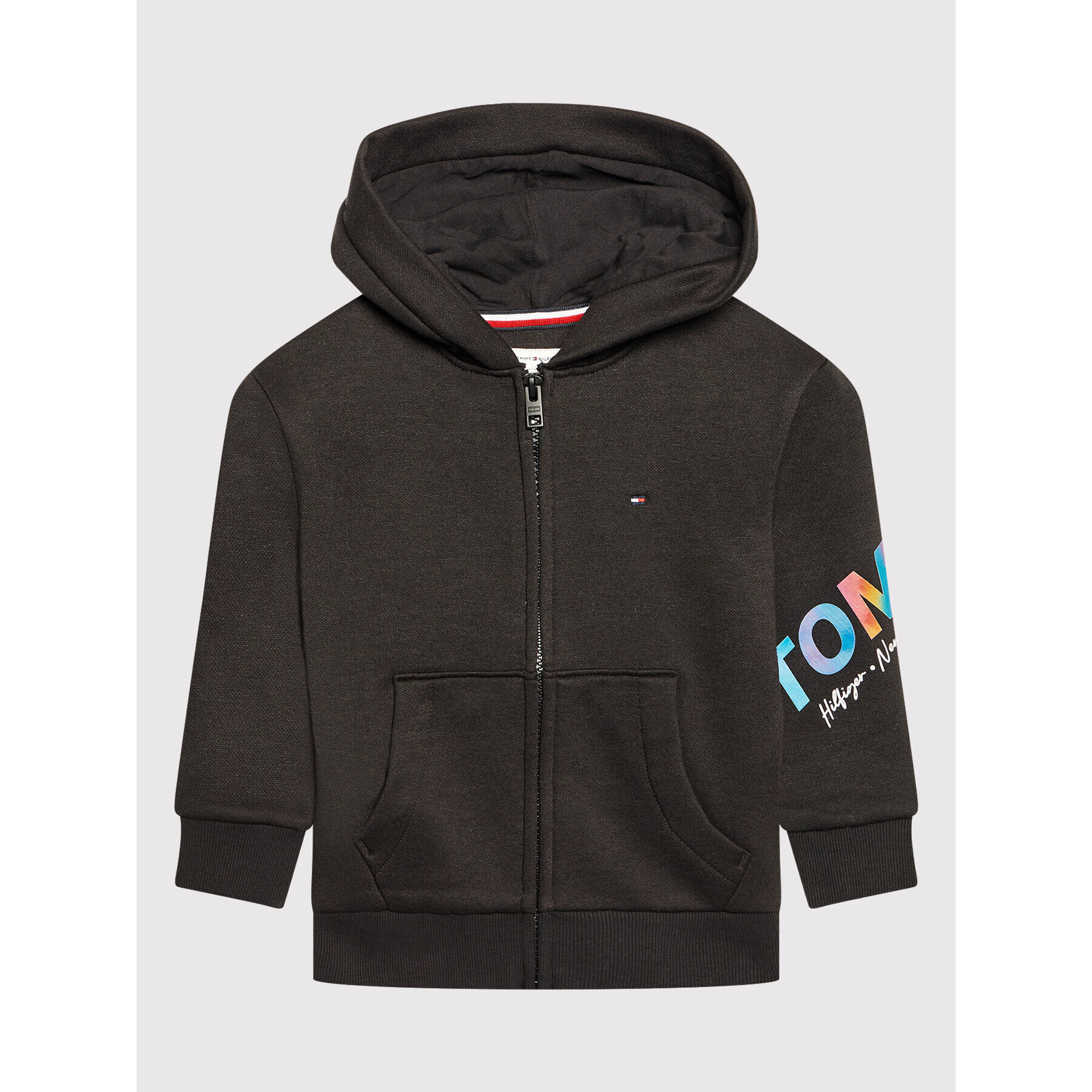 Tommy Hilfiger Суитшърт Multi Shine KG0KG06161 D Черен Regular Fit - Pepit.bg