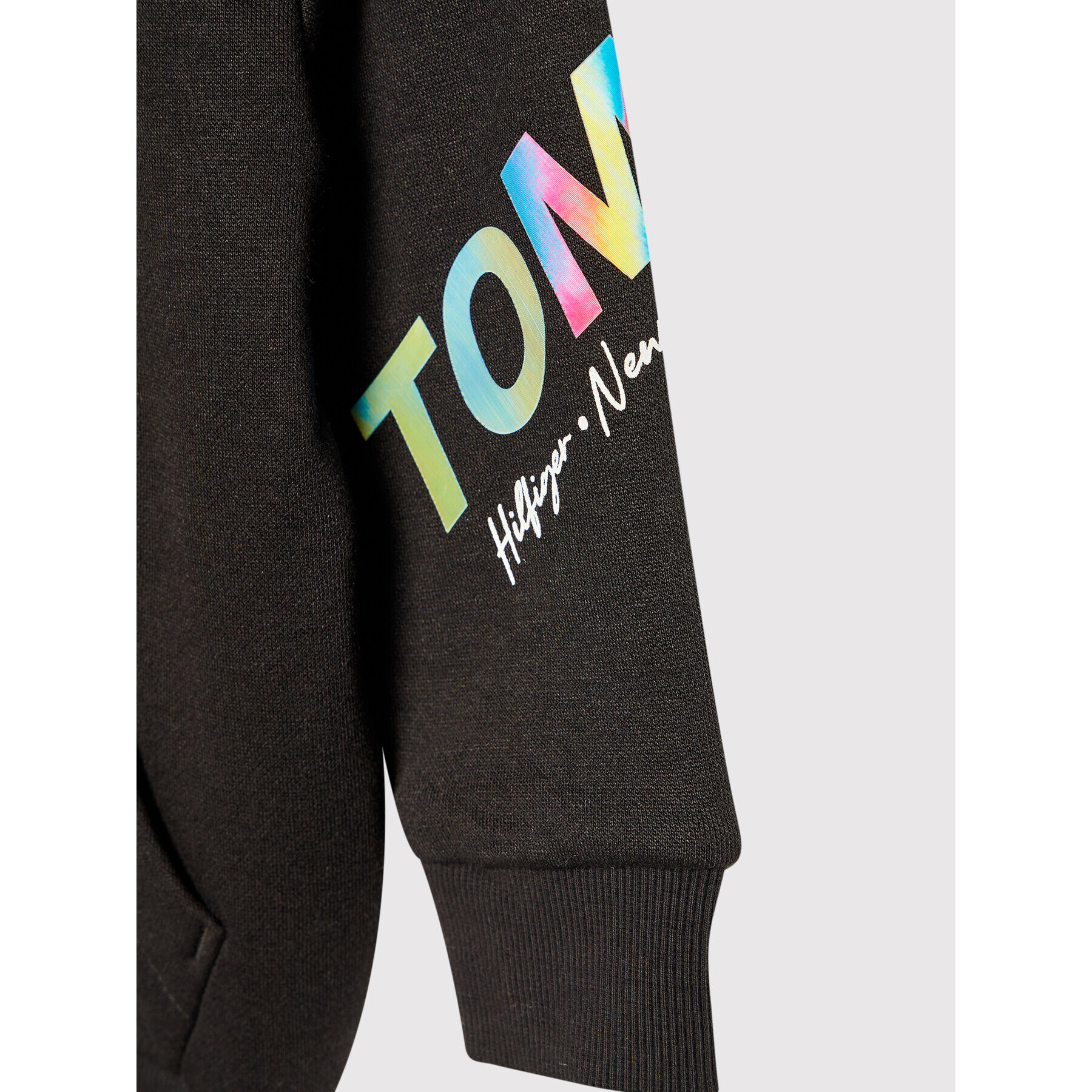 Tommy Hilfiger Суитшърт Multi Shine KG0KG06161 D Черен Regular Fit - Pepit.bg