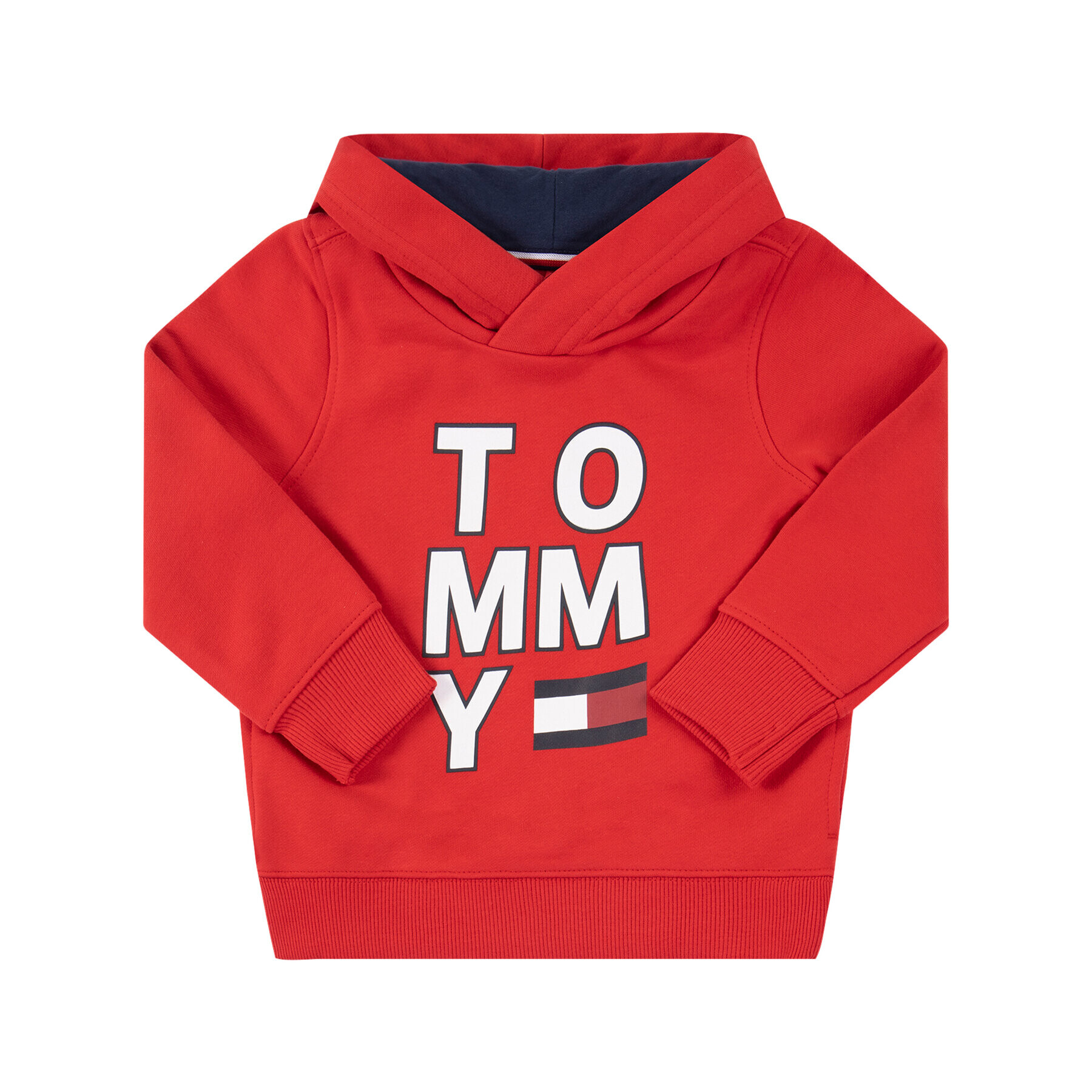 Tommy Hilfiger Суитшърт Multiaw Graphic KB0KB05479 M Червен Regular Fit - Pepit.bg