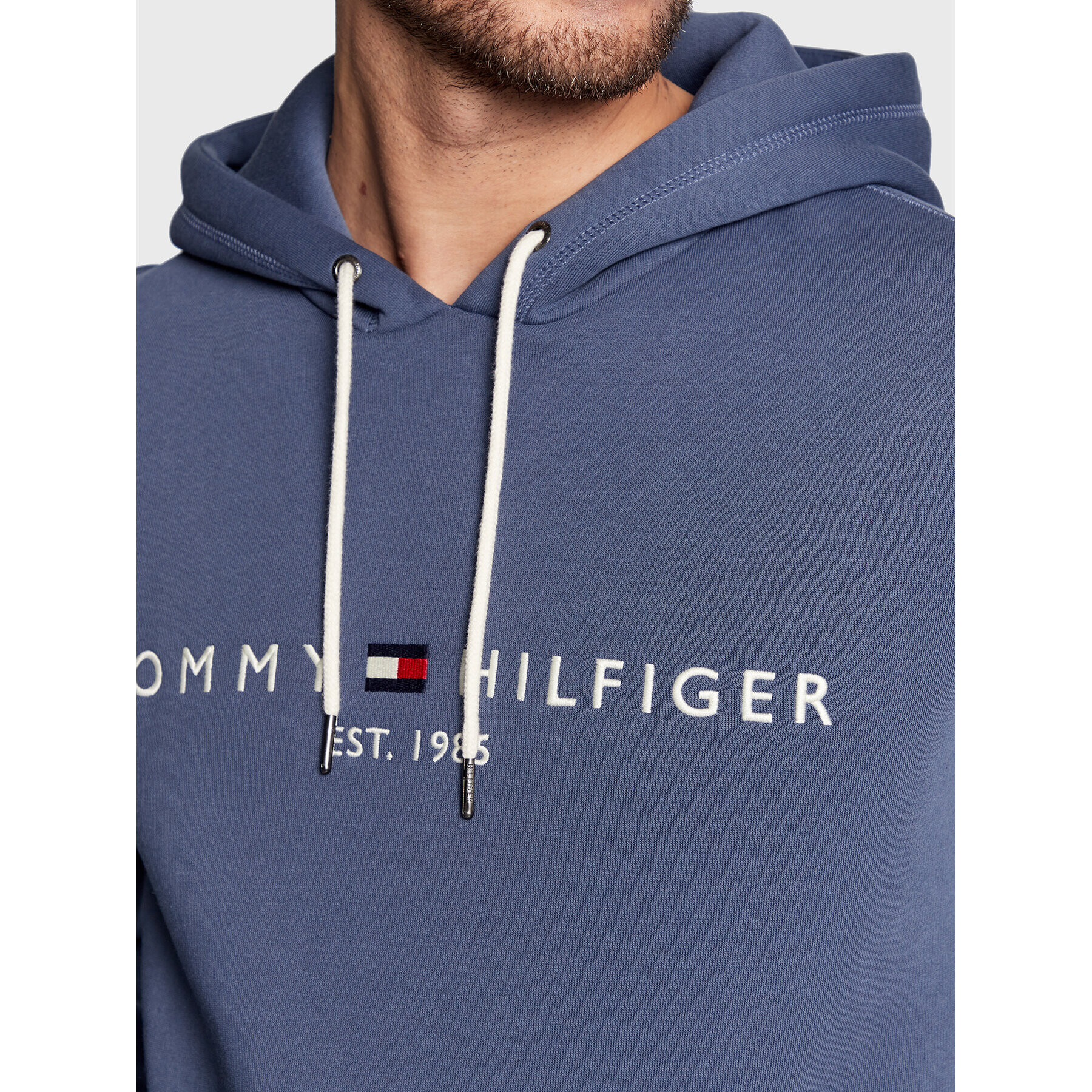 Tommy Hilfiger Суитшърт MW0MW11599 Син Regular Fit - Pepit.bg