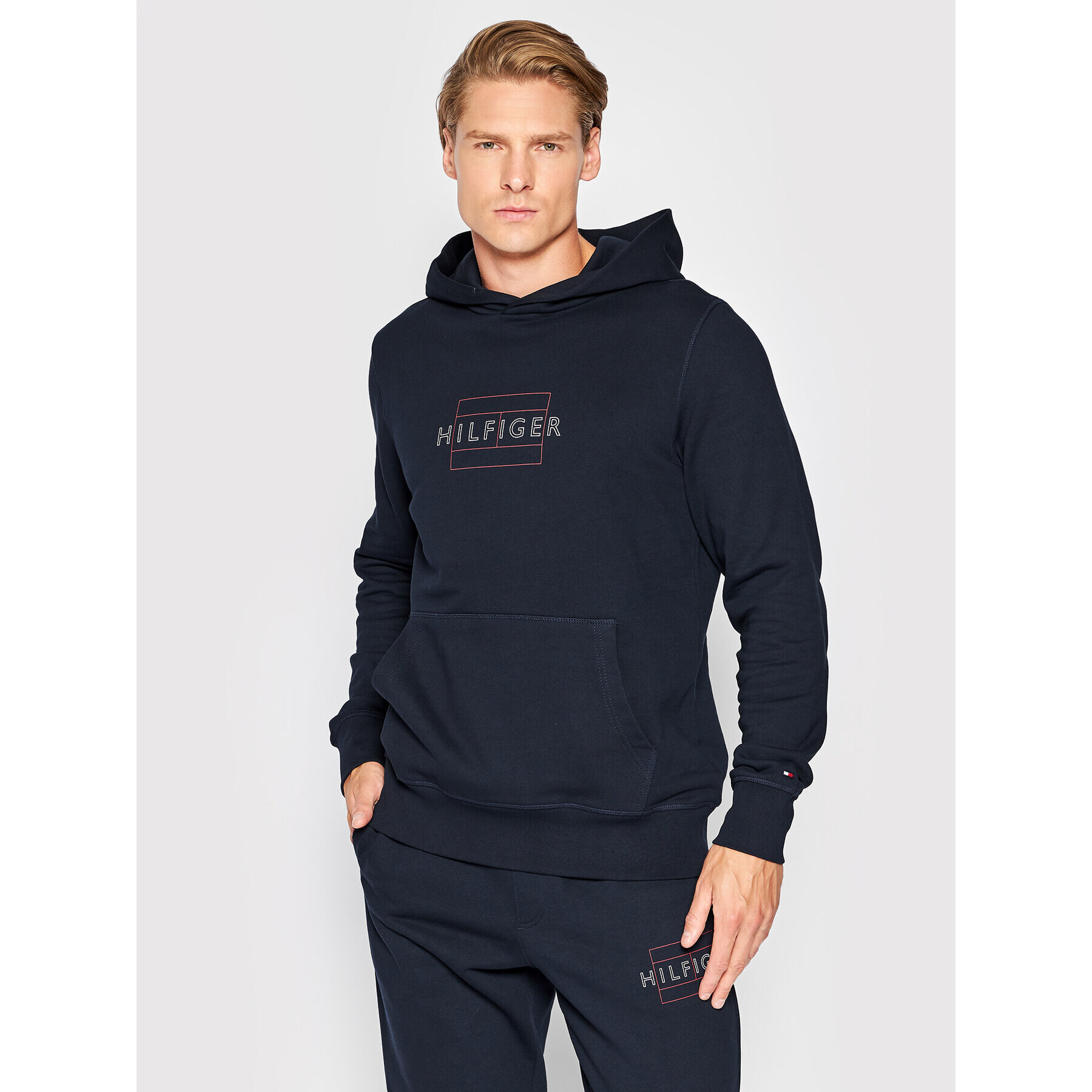 Tommy Hilfiger Суитшърт MW0MW25598 Тъмносин Regular Fit - Pepit.bg