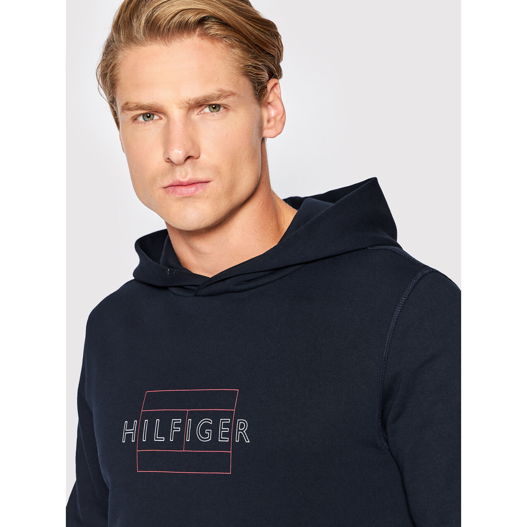 Tommy Hilfiger Суитшърт MW0MW25598 Тъмносин Regular Fit - Pepit.bg