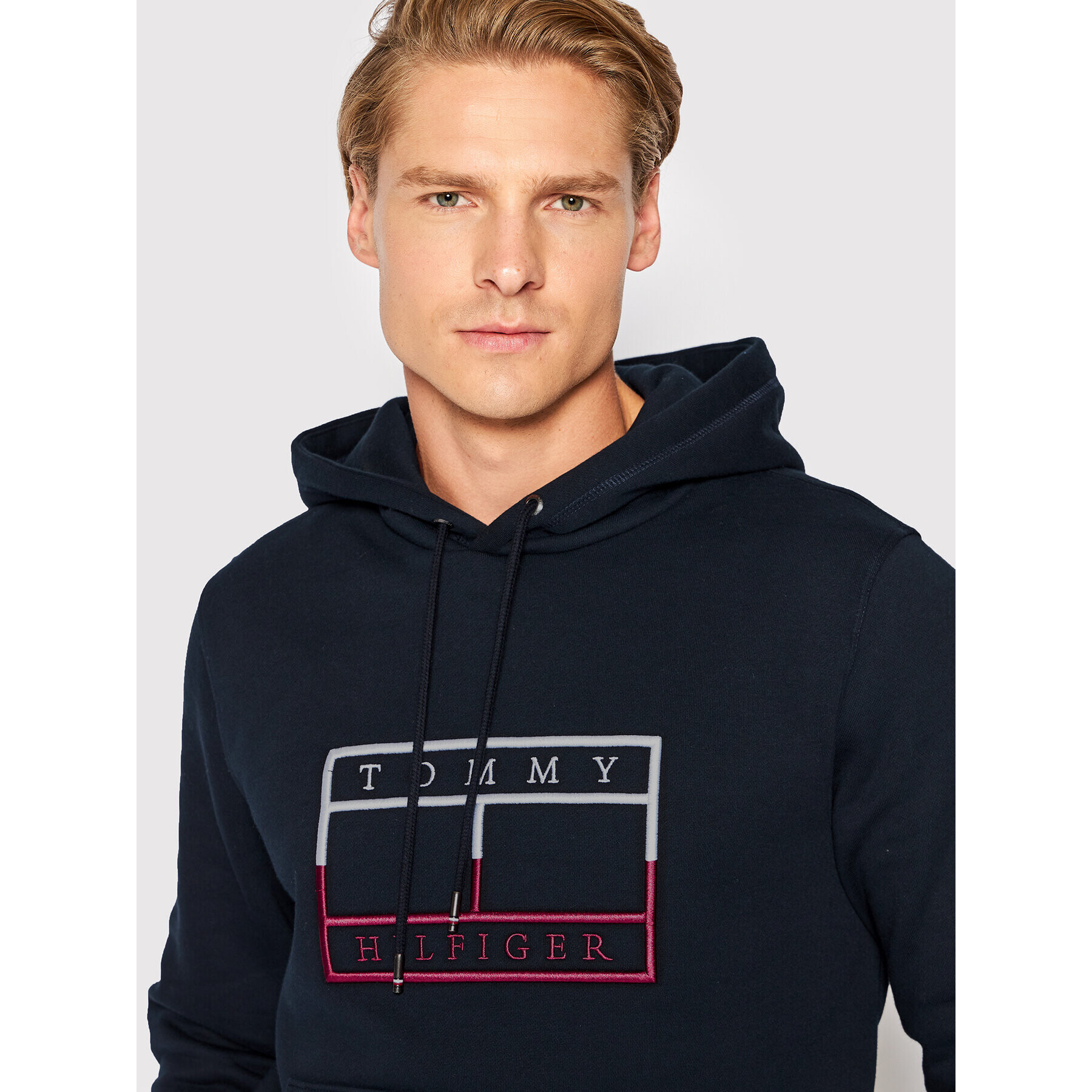 Tommy Hilfiger Суитшърт MW0MW25600 Тъмносин Regular Fit - Pepit.bg