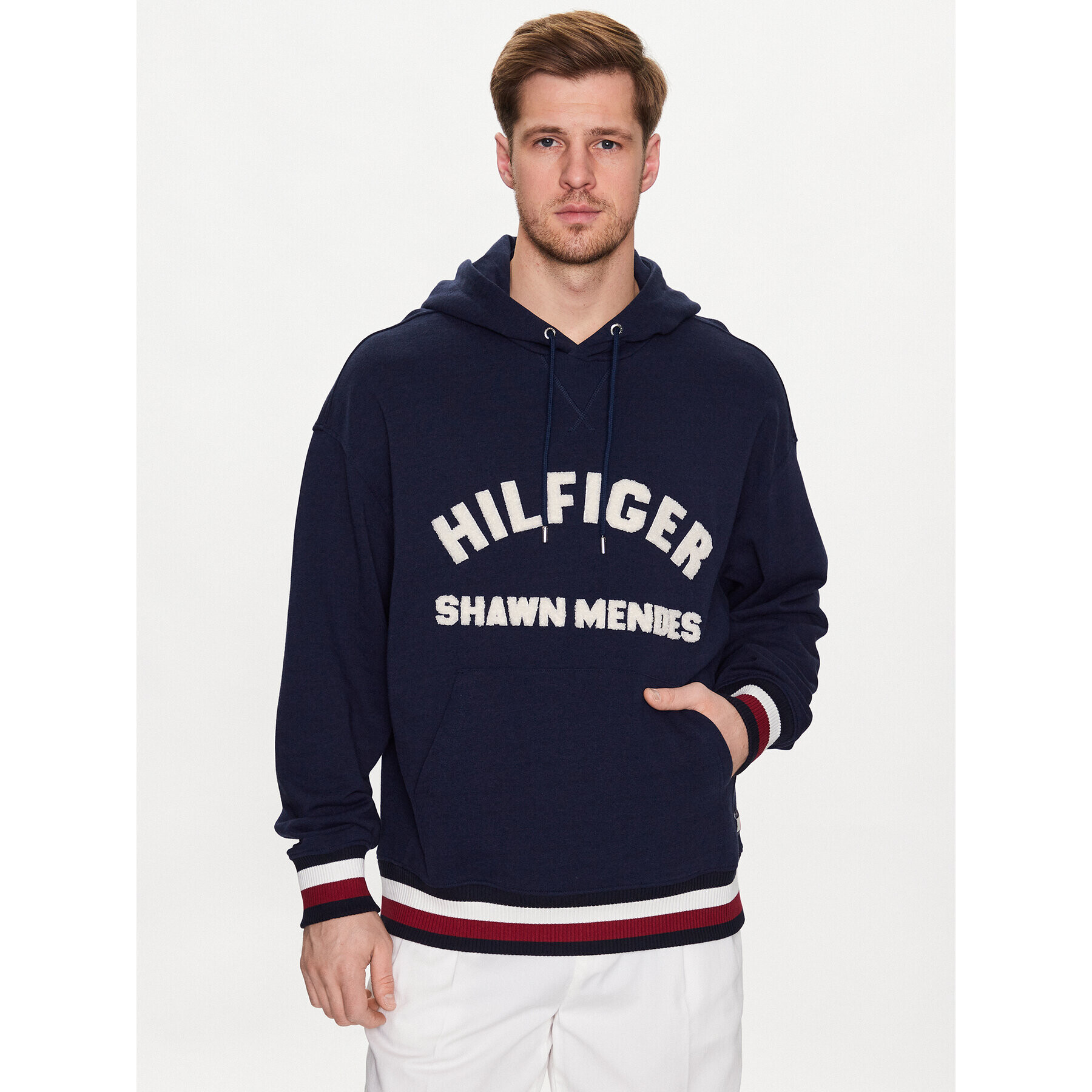 Tommy Hilfiger Суитшърт MW0MW31185 Тъмносин Relaxed Fit - Pepit.bg