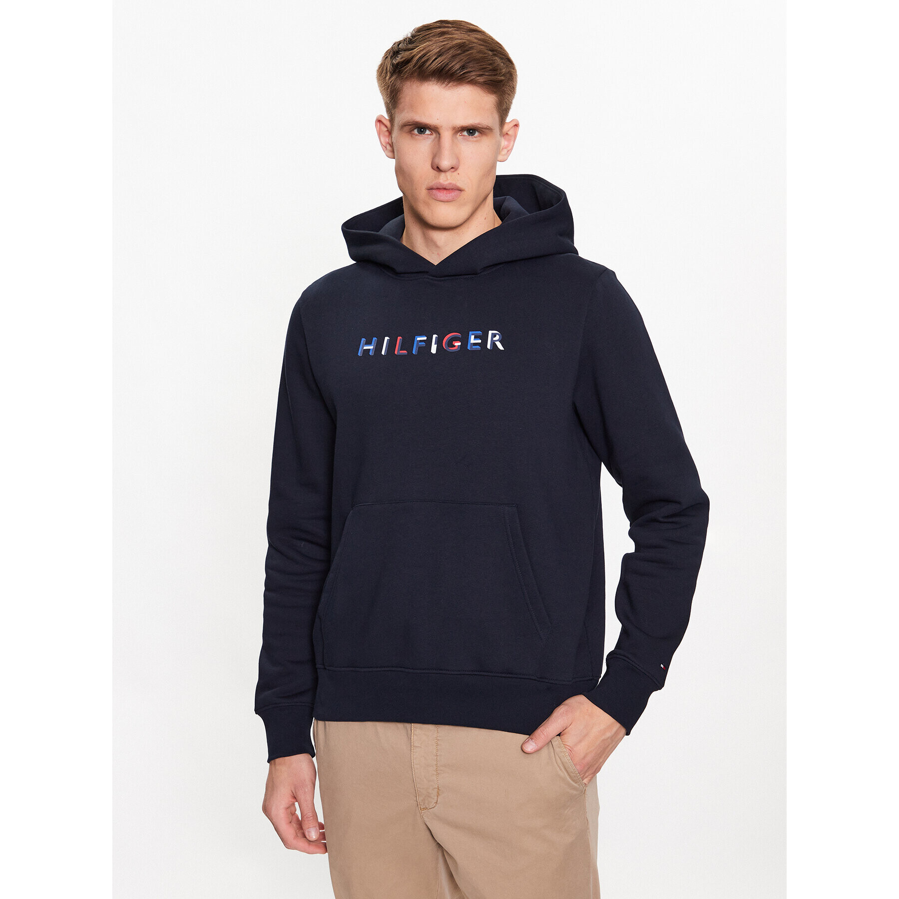 Tommy Hilfiger Суитшърт MW0MW32014 Тъмносин Regular Fit - Pepit.bg