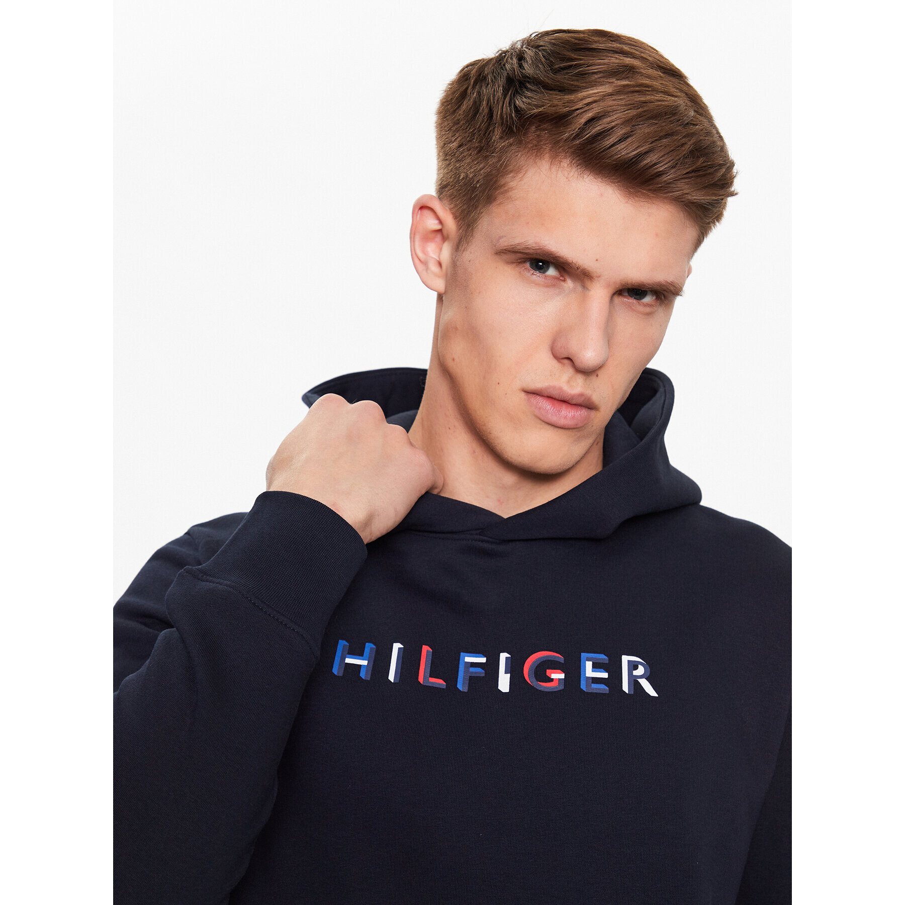 Tommy Hilfiger Суитшърт MW0MW32014 Тъмносин Regular Fit - Pepit.bg