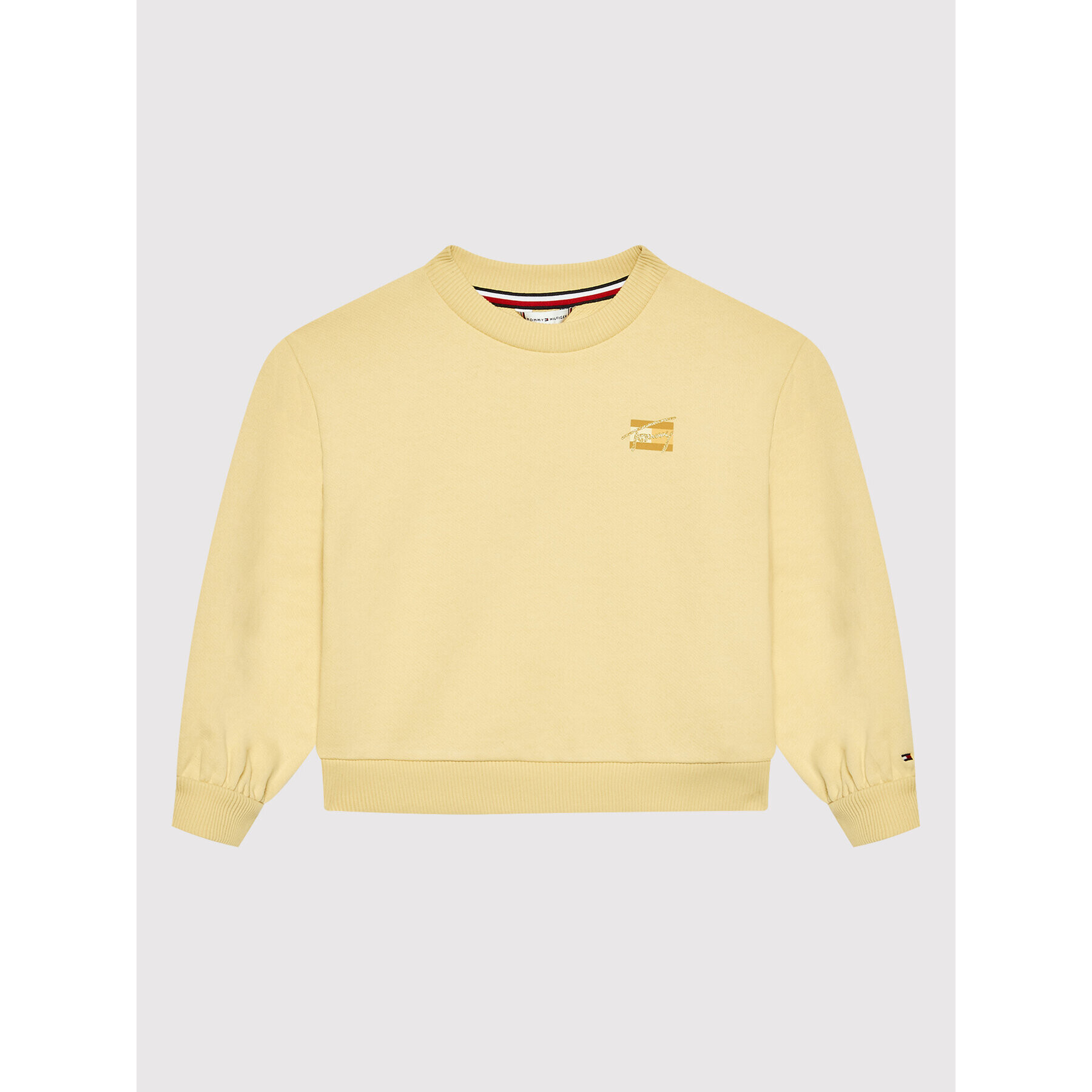 Tommy Hilfiger Суитшърт Natural Dye Script KG0KG06779 Жълт Regular Fit - Pepit.bg