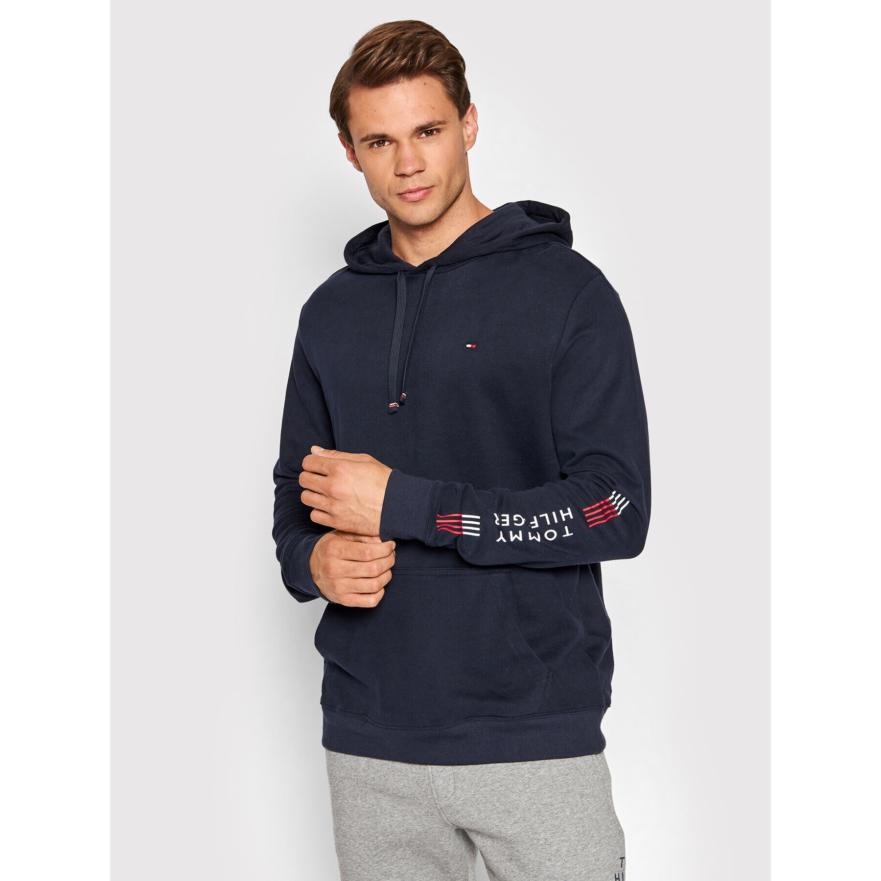 Tommy Hilfiger Суитшърт Oh UM0UM02431 Тъмносин Regular Fit - Pepit.bg