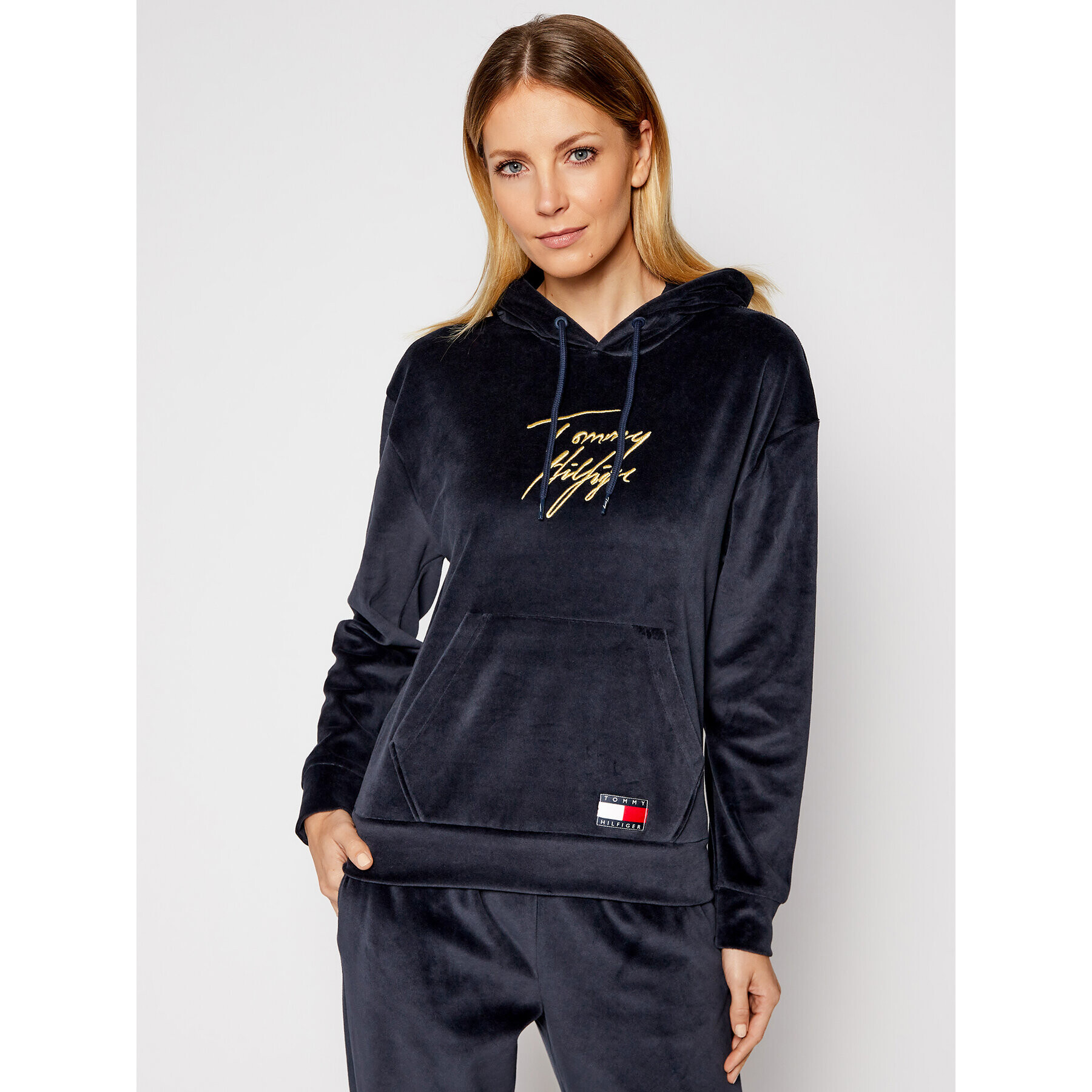 Tommy Hilfiger Суитшърт Oh UW0UW02532 Тъмносин Regular Fit - Pepit.bg