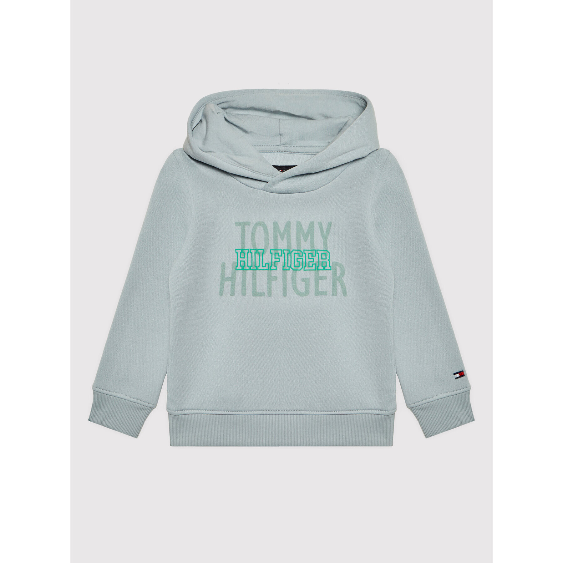 Tommy Hilfiger Суитшърт Over Print KB0KB07028 M Син Regular Fit - Pepit.bg