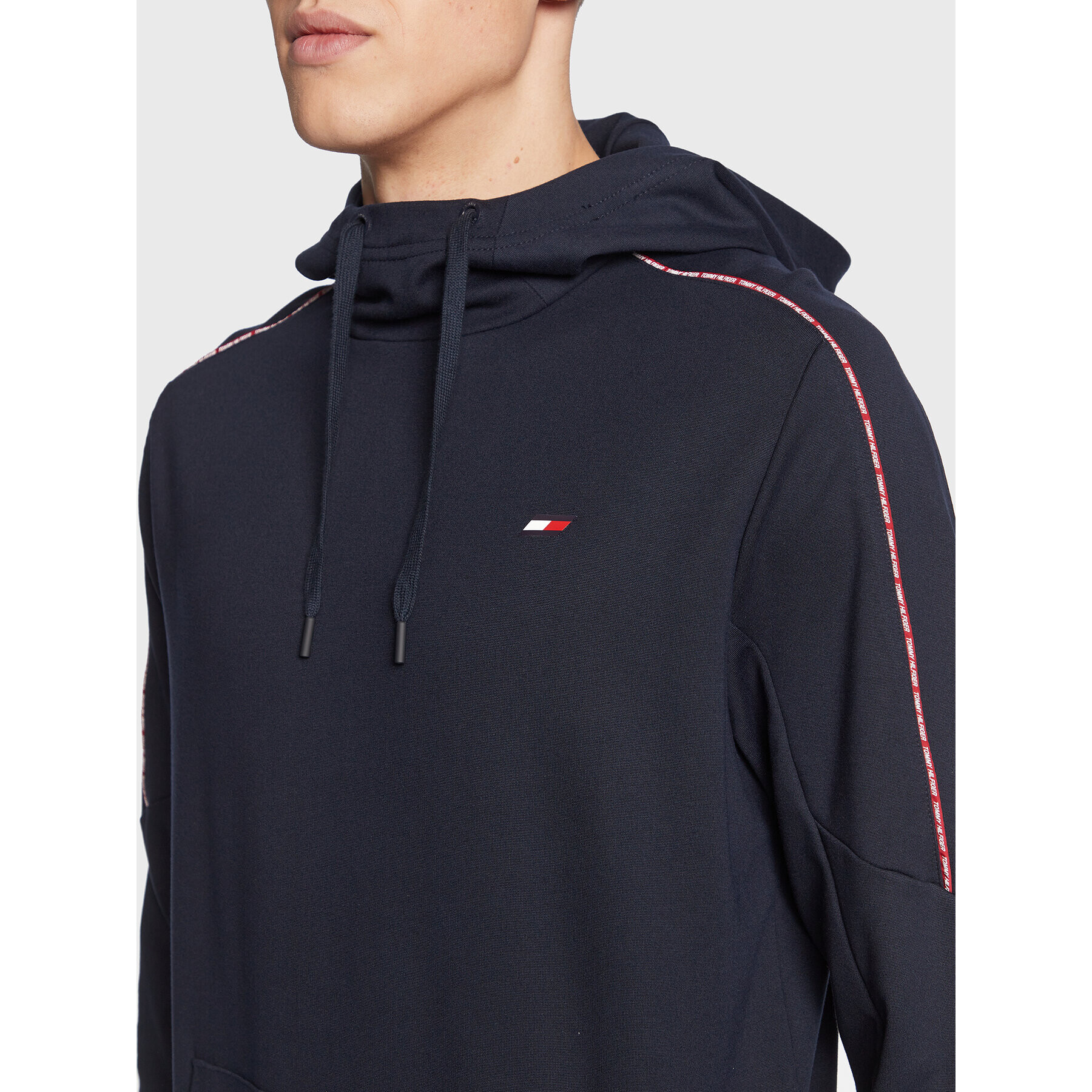 Tommy Hilfiger Суитшърт Piping MW0MW28950 Тъмносин Regular Fit - Pepit.bg