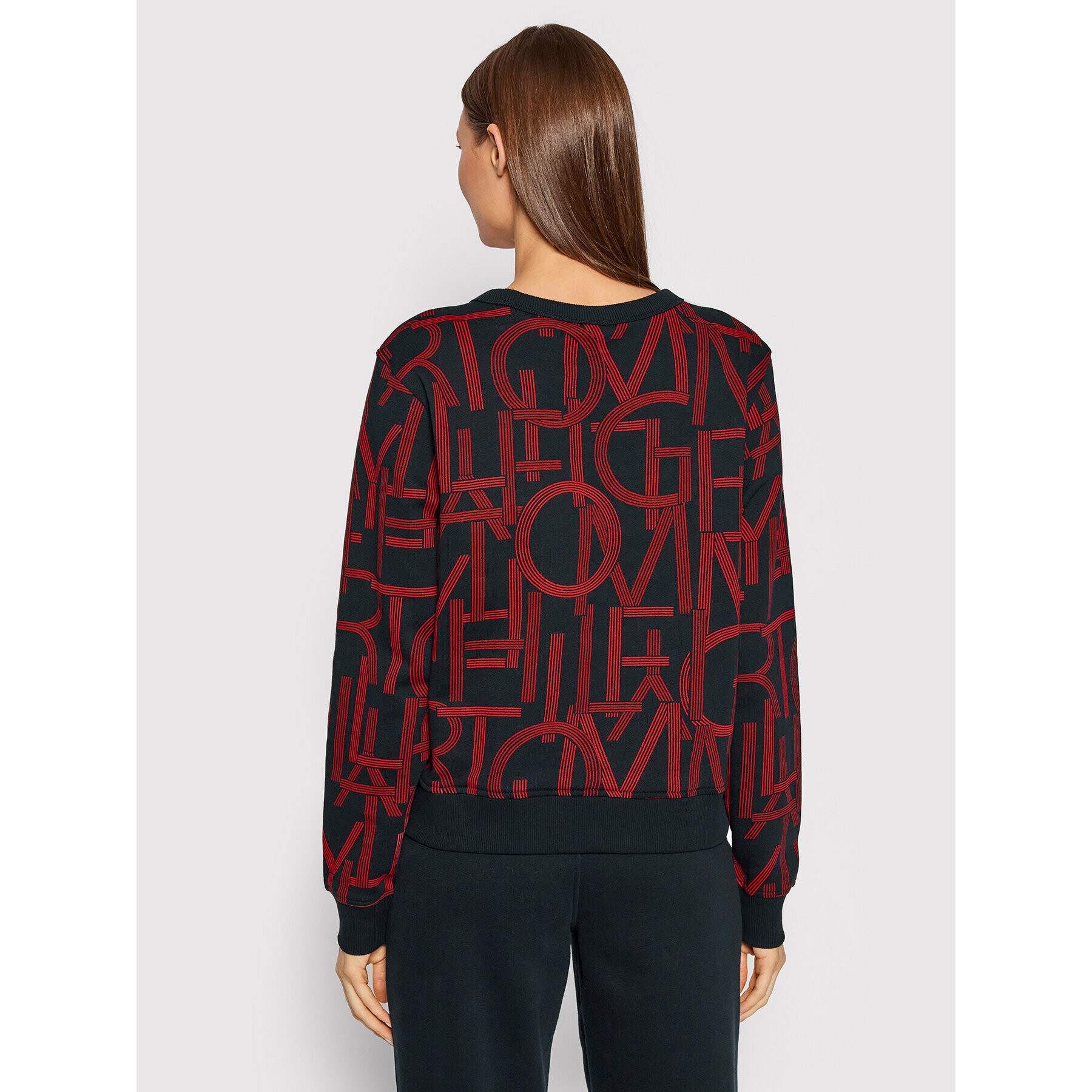 Tommy Hilfiger Суитшърт Reg Spell Out WW0WW31722 Тъмносин Relaxed Fit - Pepit.bg