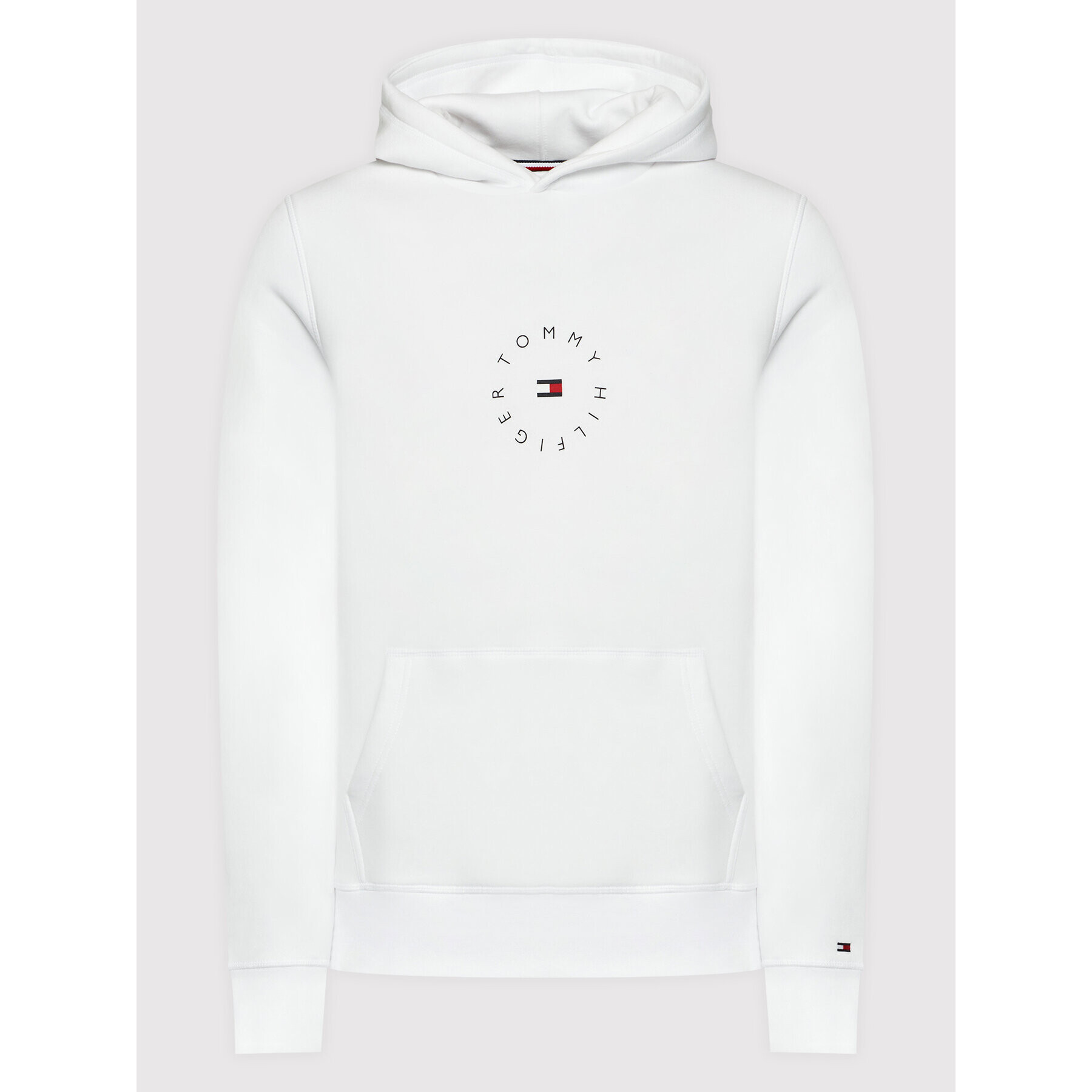 Tommy Hilfiger Суитшърт Roundall Graphic MW0MW22116 Бял Regular Fit - Pepit.bg