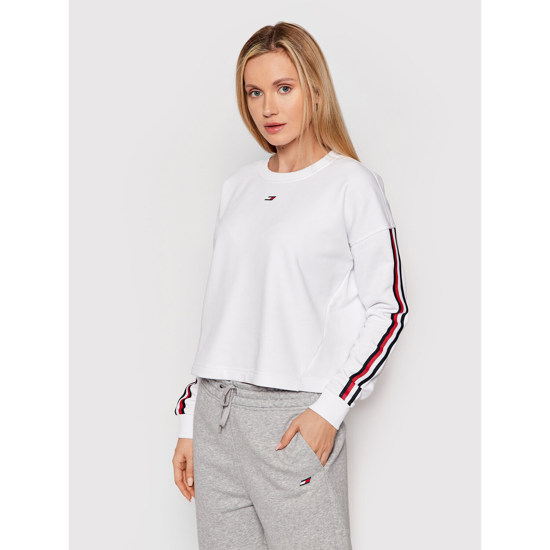 Tommy Hilfiger Суитшърт S10S101244 Бял Relaxed Fit - Pepit.bg