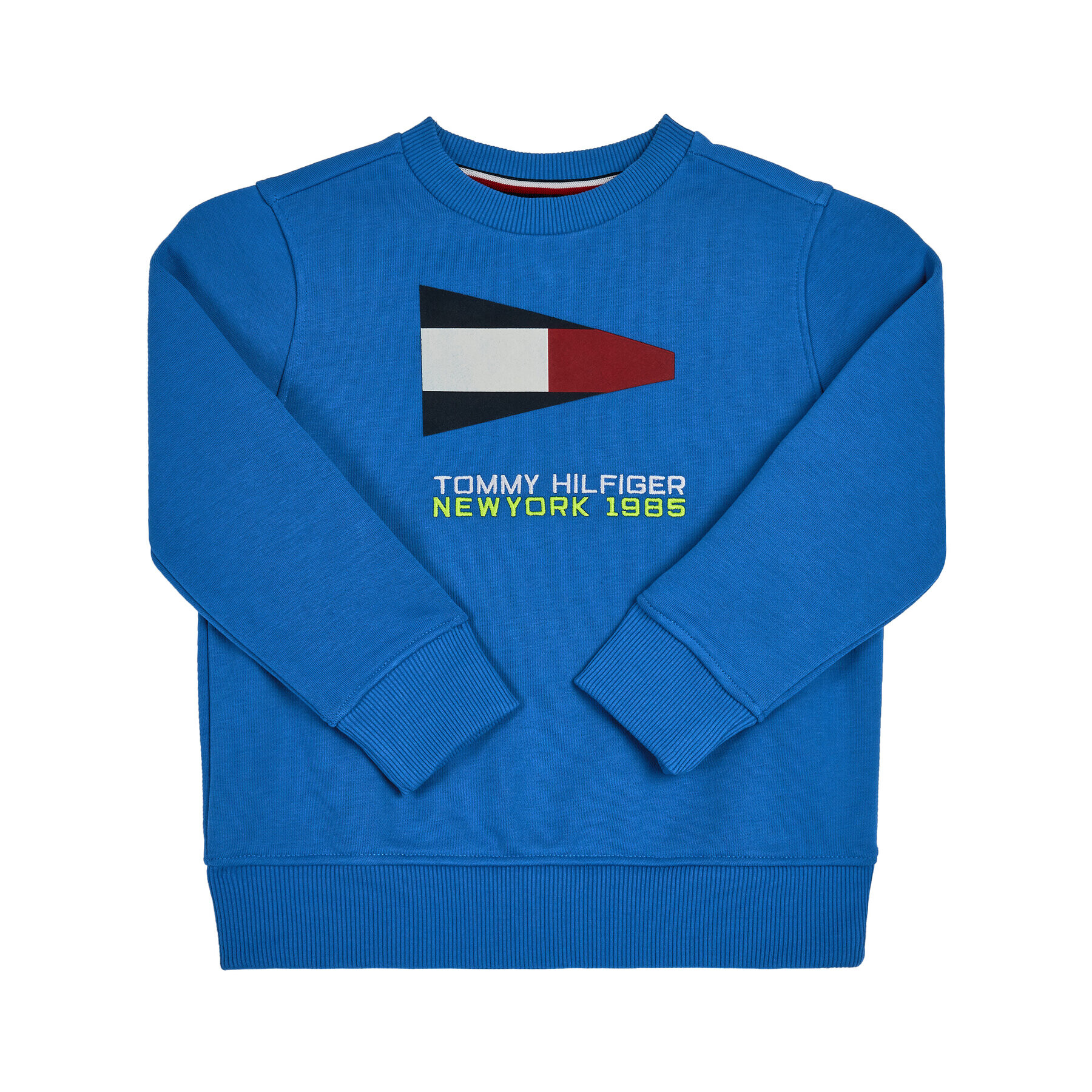 Tommy Hilfiger Суитшърт Sailing Flag Graphic KB0KB05650 D Син Regular Fit - Pepit.bg