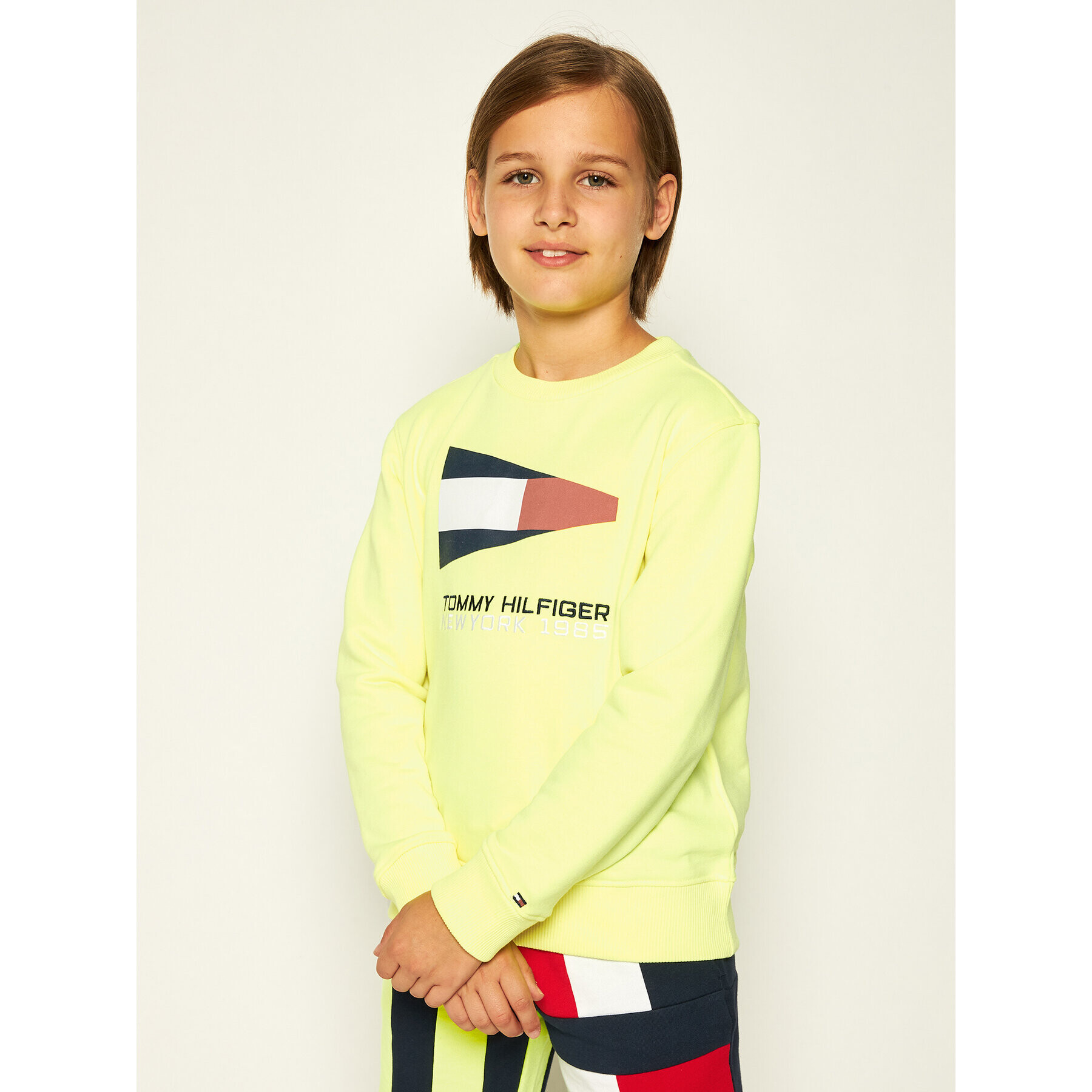 Tommy Hilfiger Суитшърт Sailing Graphic KB0KB05650 D Жълт Regular Fit - Pepit.bg