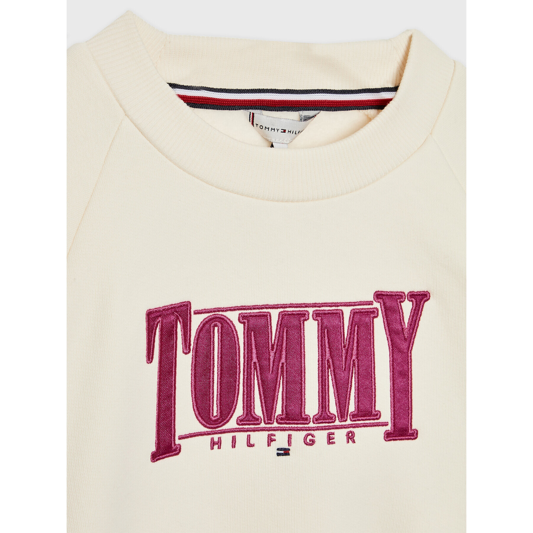 Tommy Hilfiger Суитшърт Sateen KG0KG06953 Бежов Regular Fit - Pepit.bg