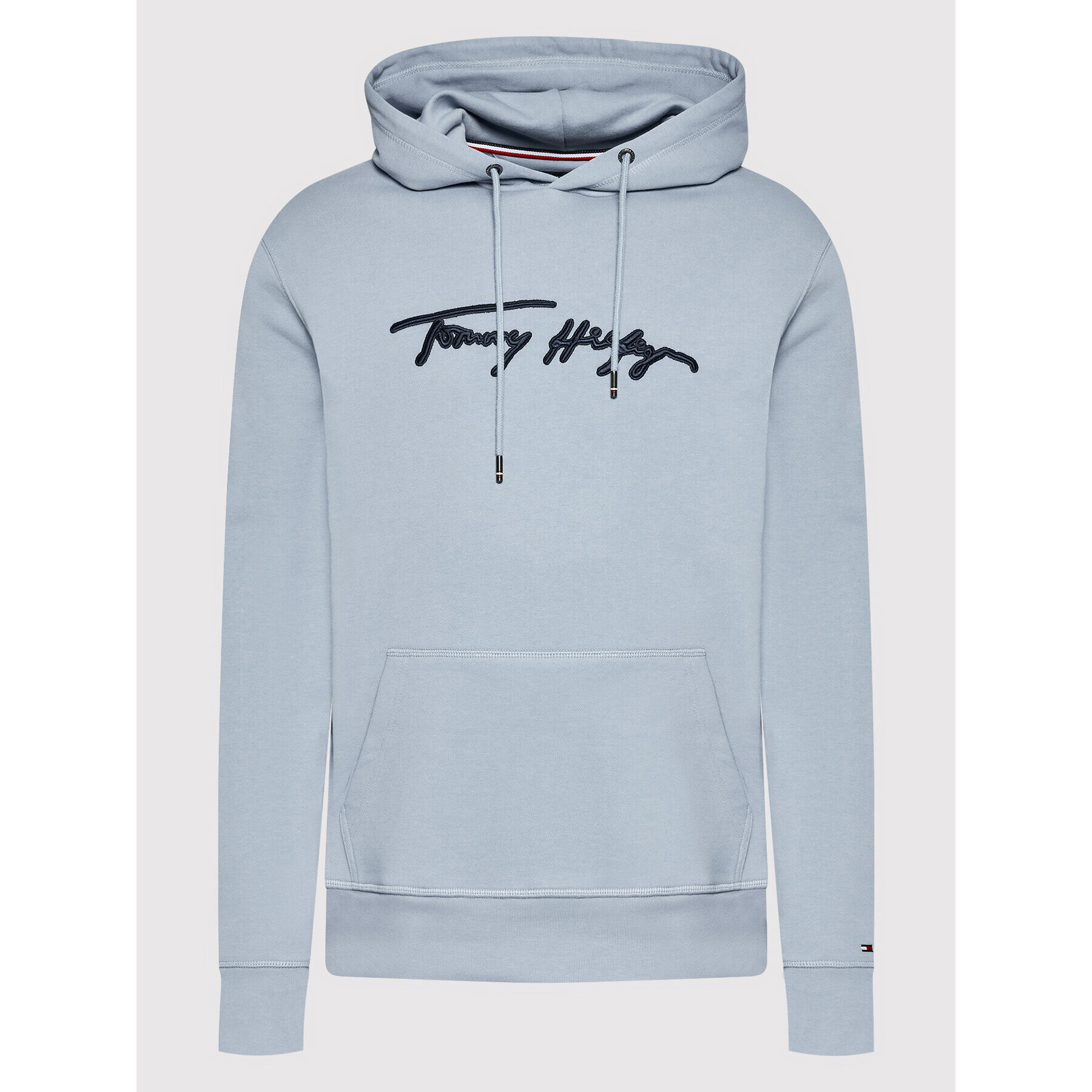 Tommy Hilfiger Суитшърт Signature Graphic MW0MW25057 Син Regular Fit - Pepit.bg