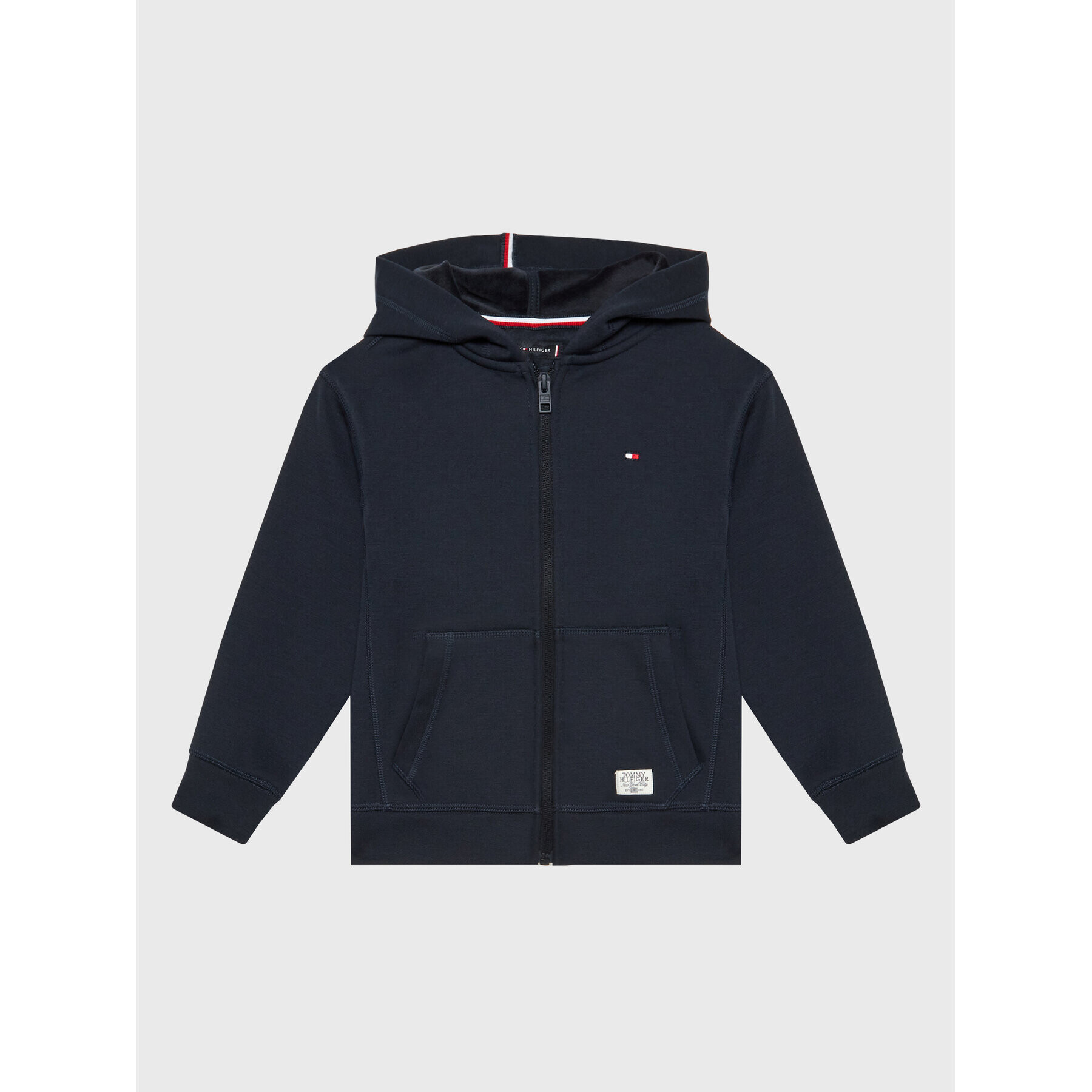 Tommy Hilfiger Суитшърт Soft Fleece KB0KB07775 D Тъмносин Regular Fit - Pepit.bg