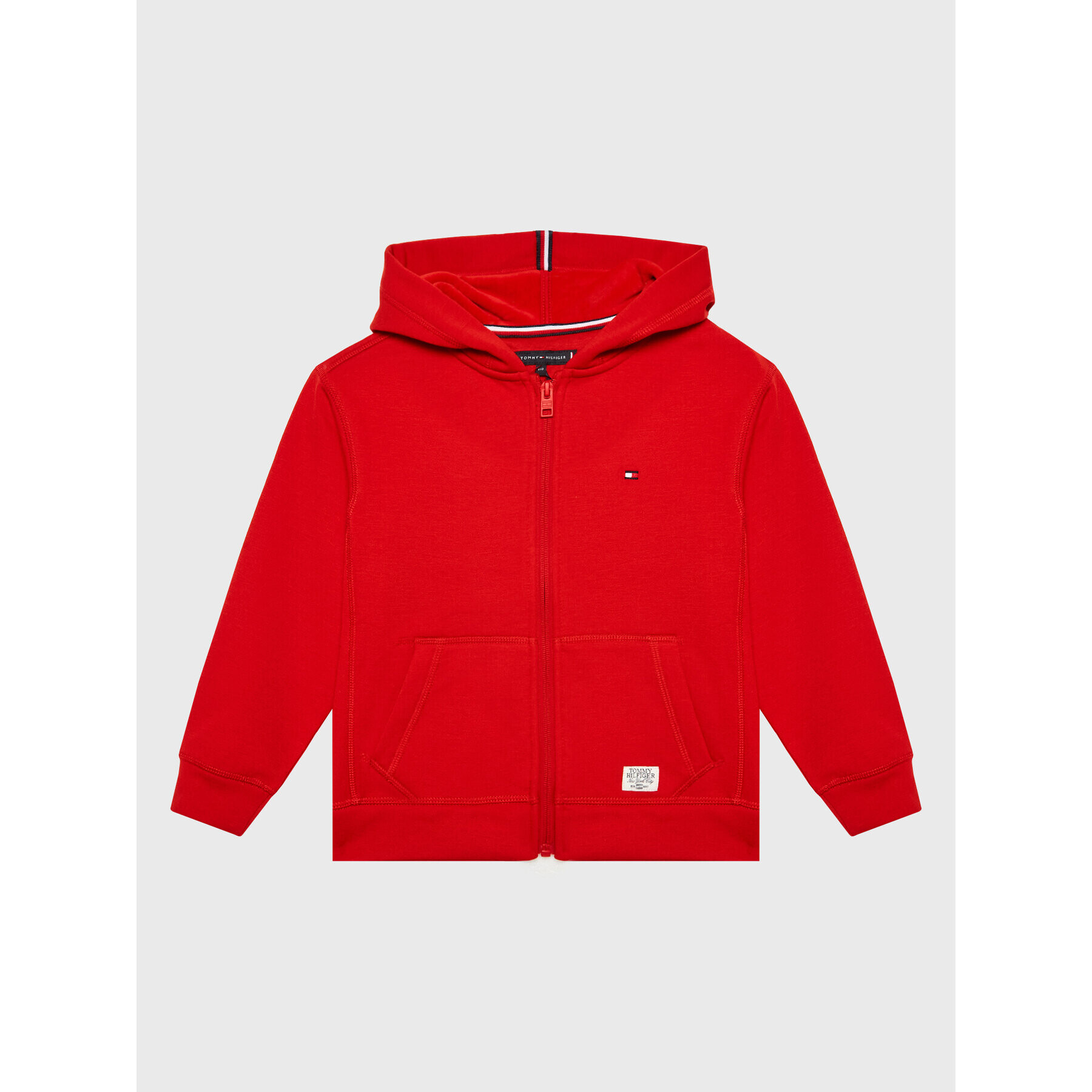 Tommy Hilfiger Суитшърт Soft Fleece KB0KB07775 M Червен Regular Fit - Pepit.bg