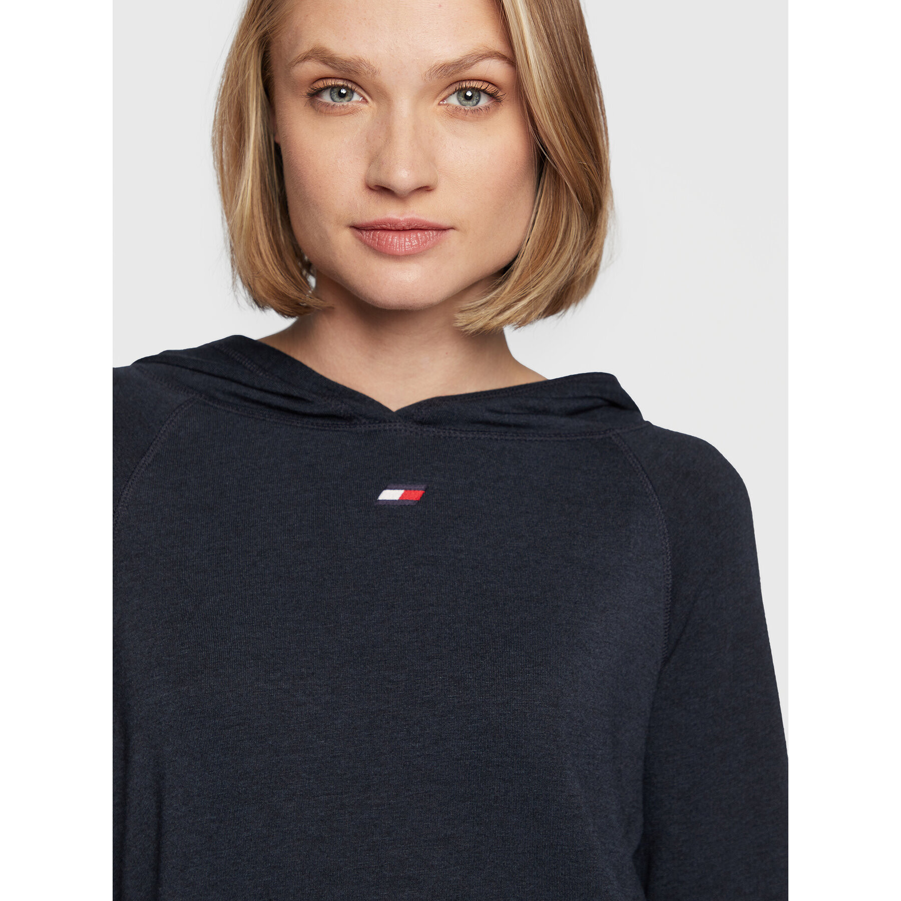 Tommy Hilfiger Суитшърт Soft S10S101456 Тъмносин Slim Fit - Pepit.bg