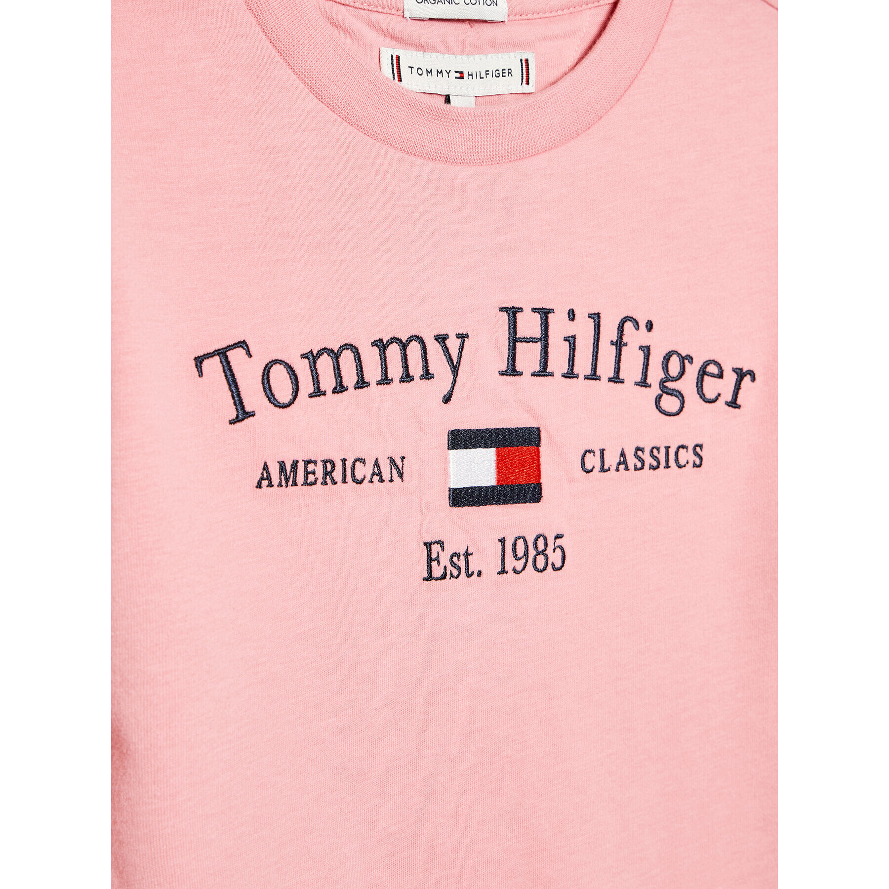 Tommy Hilfiger Суитшърт TH Artwork KS0KS00203 D Розов Regular Fit - Pepit.bg