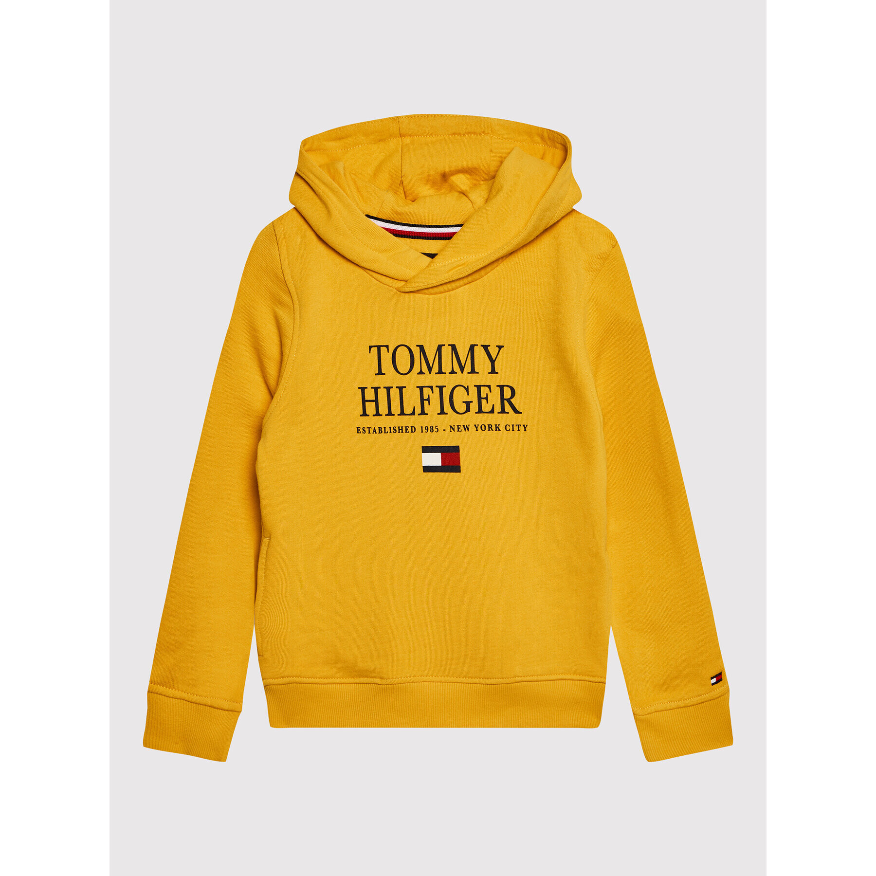 Tommy Hilfiger Суитшърт Th Logo KB0KB07027 M Жълт Regular Fit - Pepit.bg