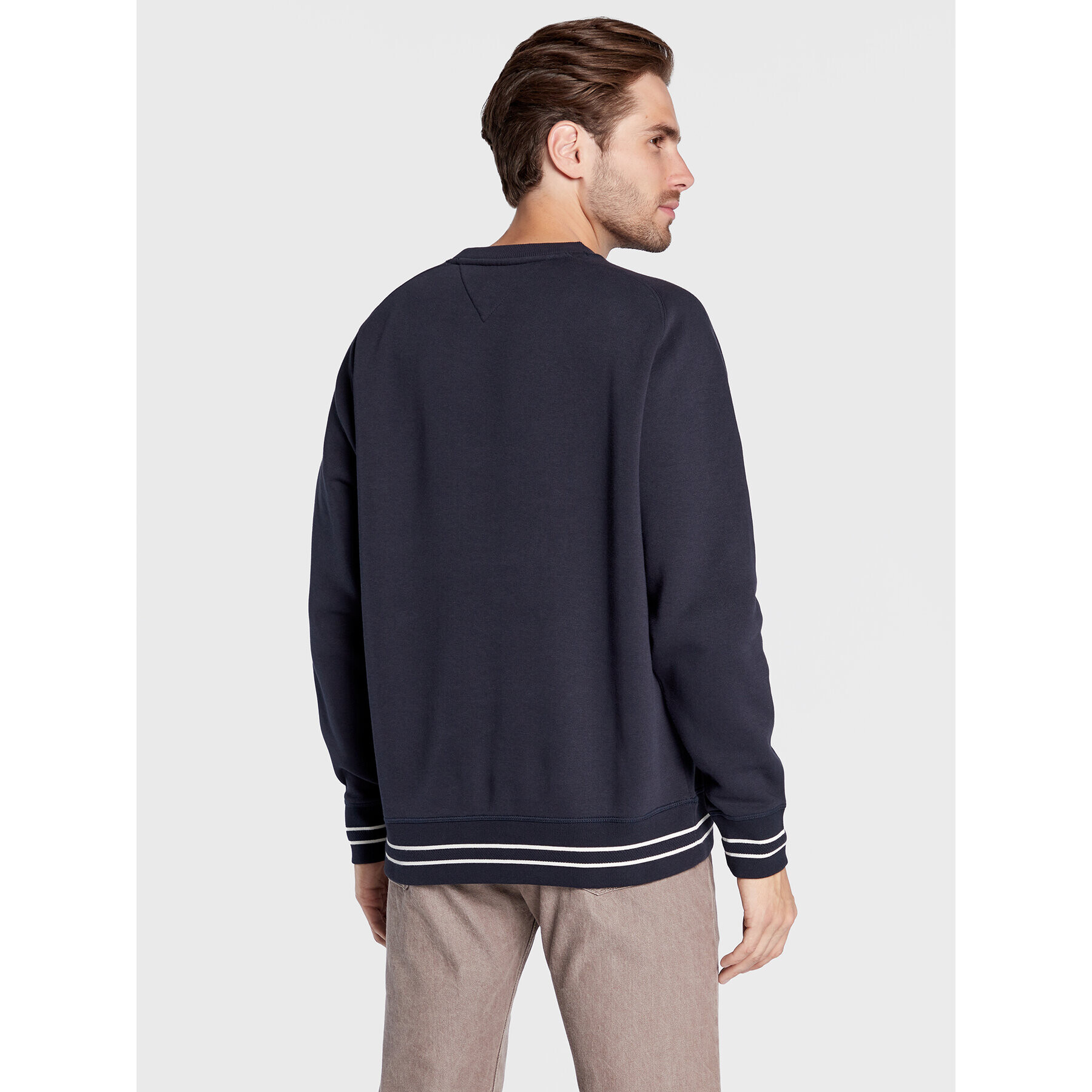 Tommy Hilfiger Суитшърт Tipped Mixed MW0MW27895 Тъмносин Relaxed Fit - Pepit.bg