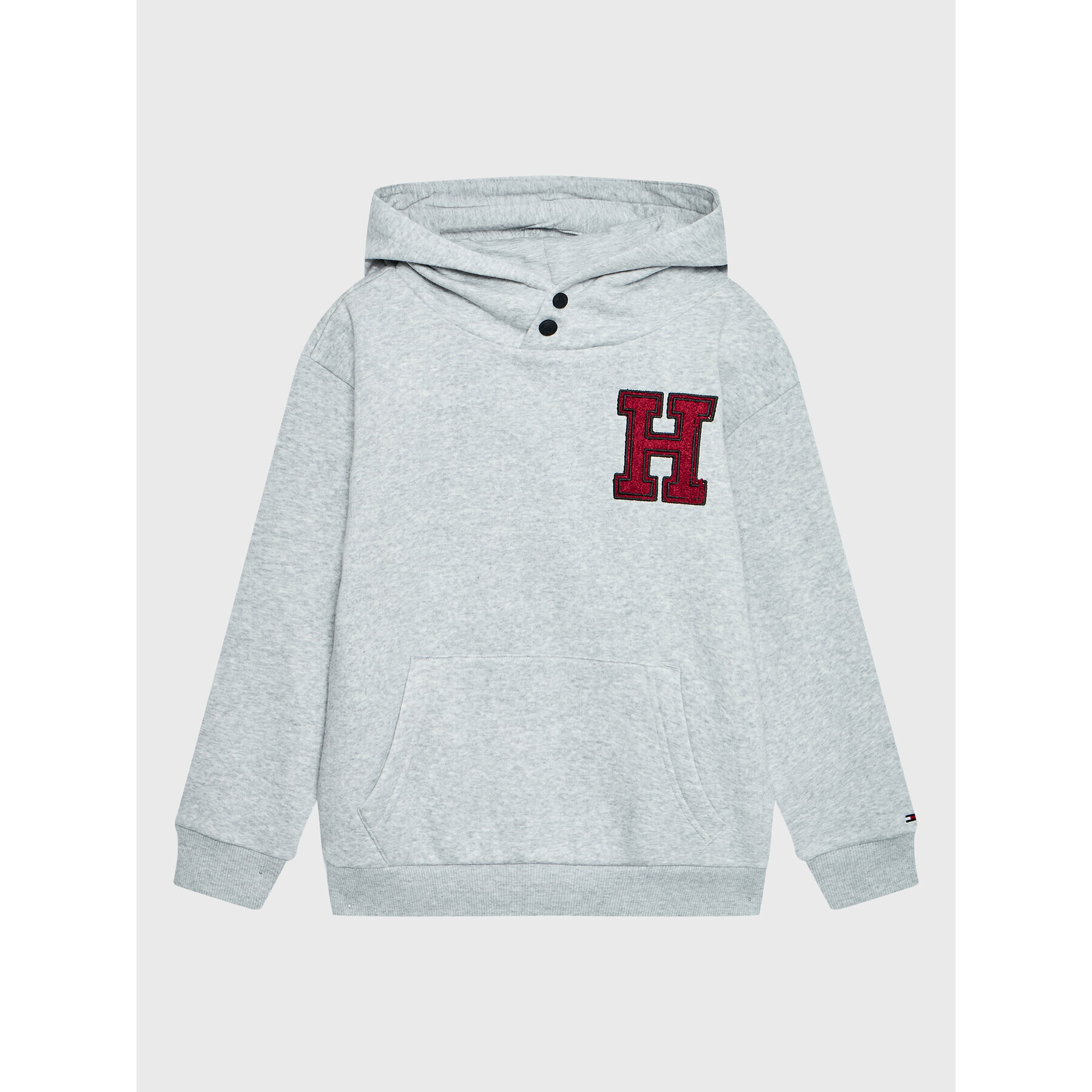 Tommy Hilfiger Суитшърт Towelling Patch KB0KB07784 D Сив Regular Fit - Pepit.bg