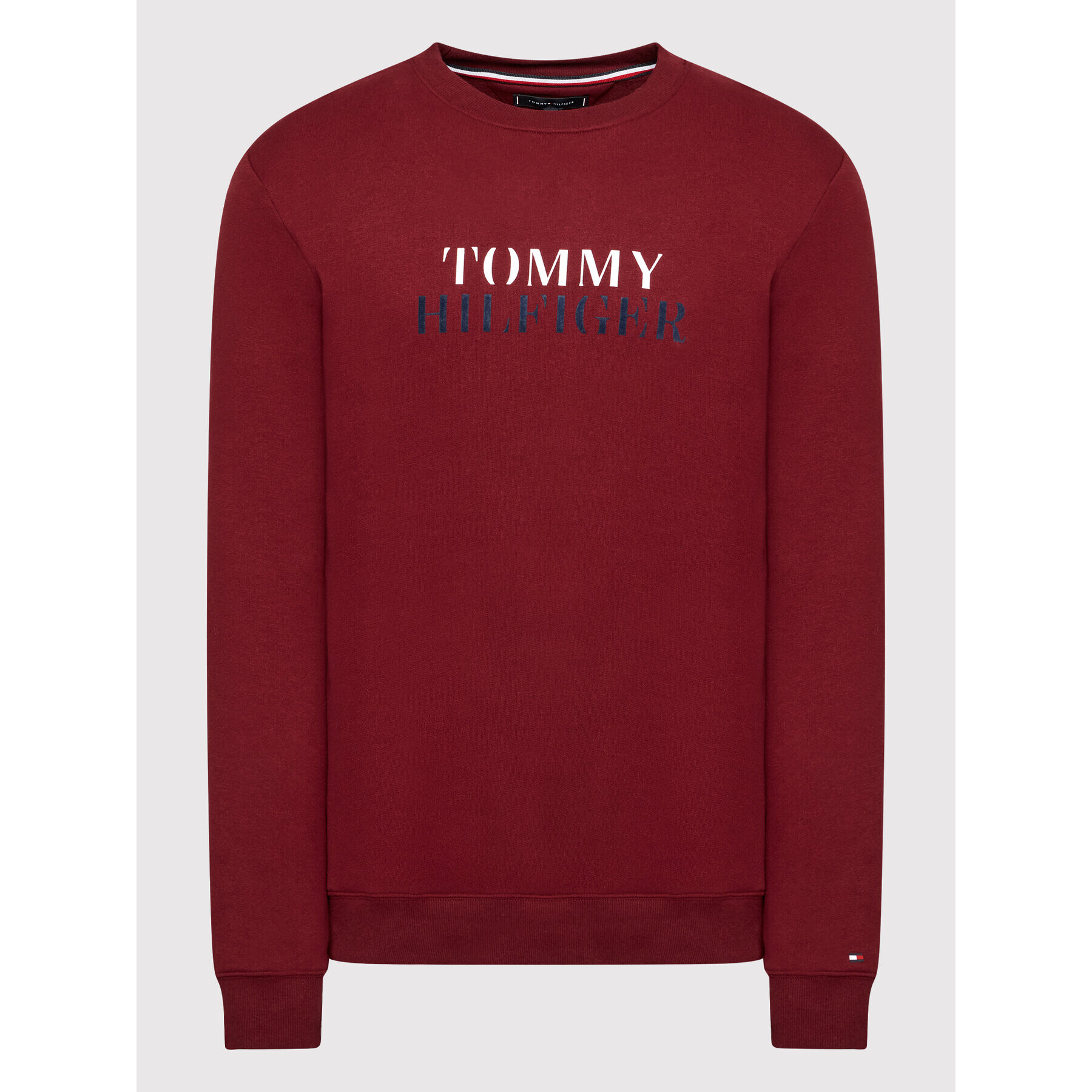 Tommy Hilfiger Суитшърт Track UM0UM02366 Бордо Regular Fit - Pepit.bg