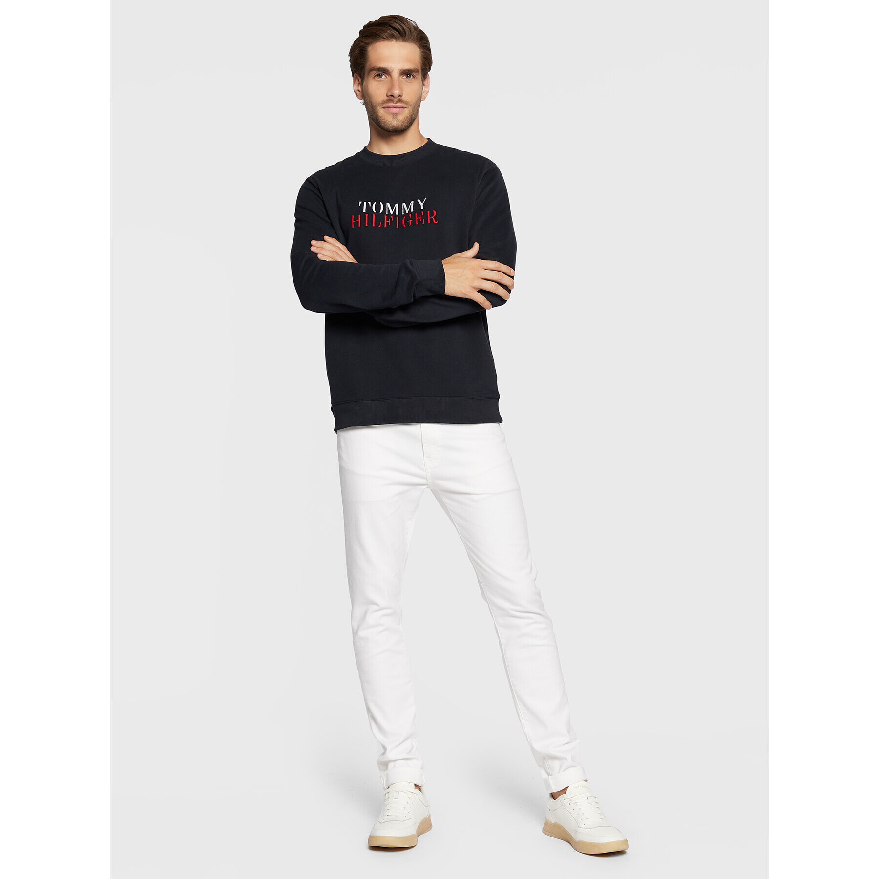 Tommy Hilfiger Суитшърт Track UM0UM02567 Тъмносин Regular Fit - Pepit.bg