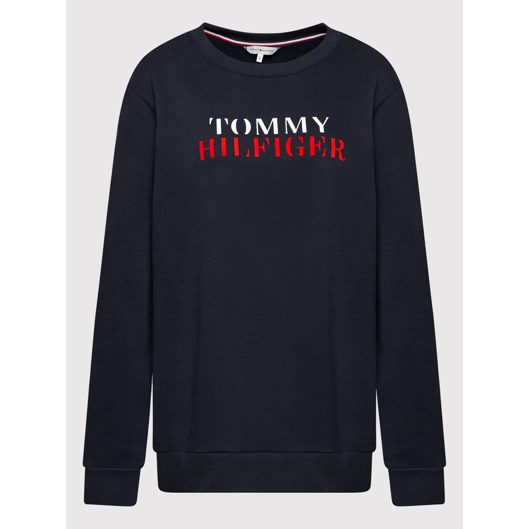 Tommy Hilfiger Суитшърт Track UW0UW03238 Тъмносин Regular Fit - Pepit.bg