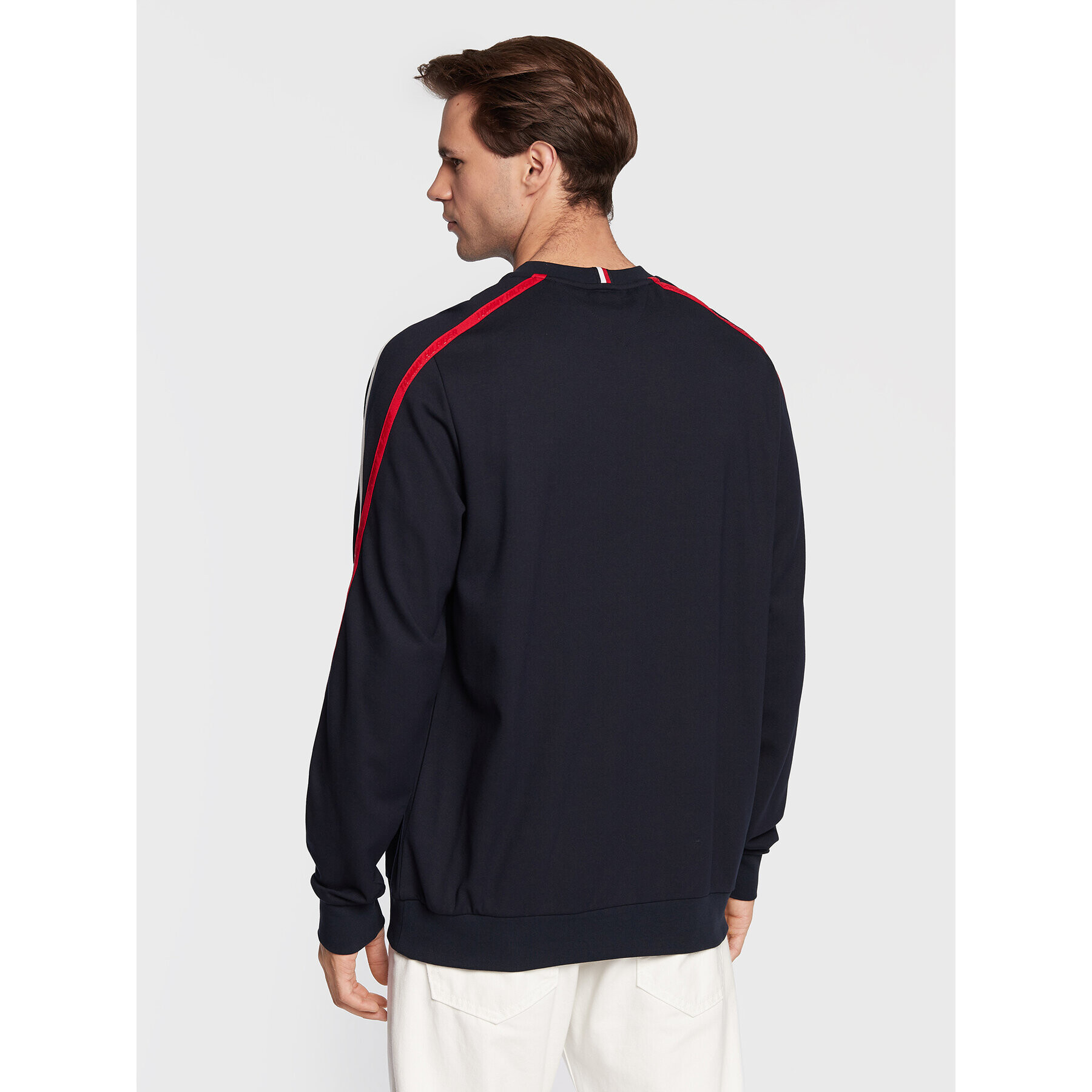 Tommy Hilfiger Суитшърт Trim MW0MW27552 Тъмносин Relaxed Fit - Pepit.bg