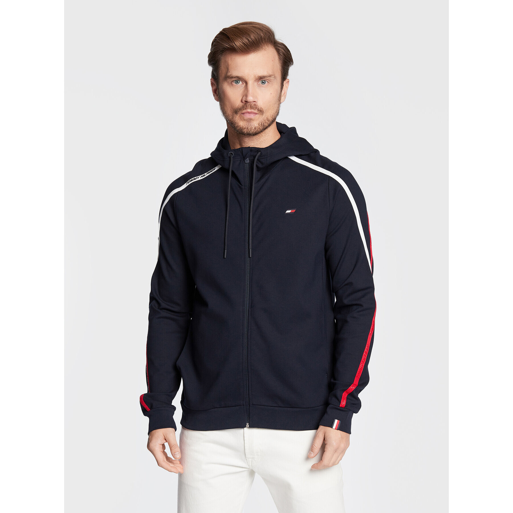 Tommy Hilfiger Суитшърт Trim MW0MW27553 Тъмносин Regular Fit - Pepit.bg