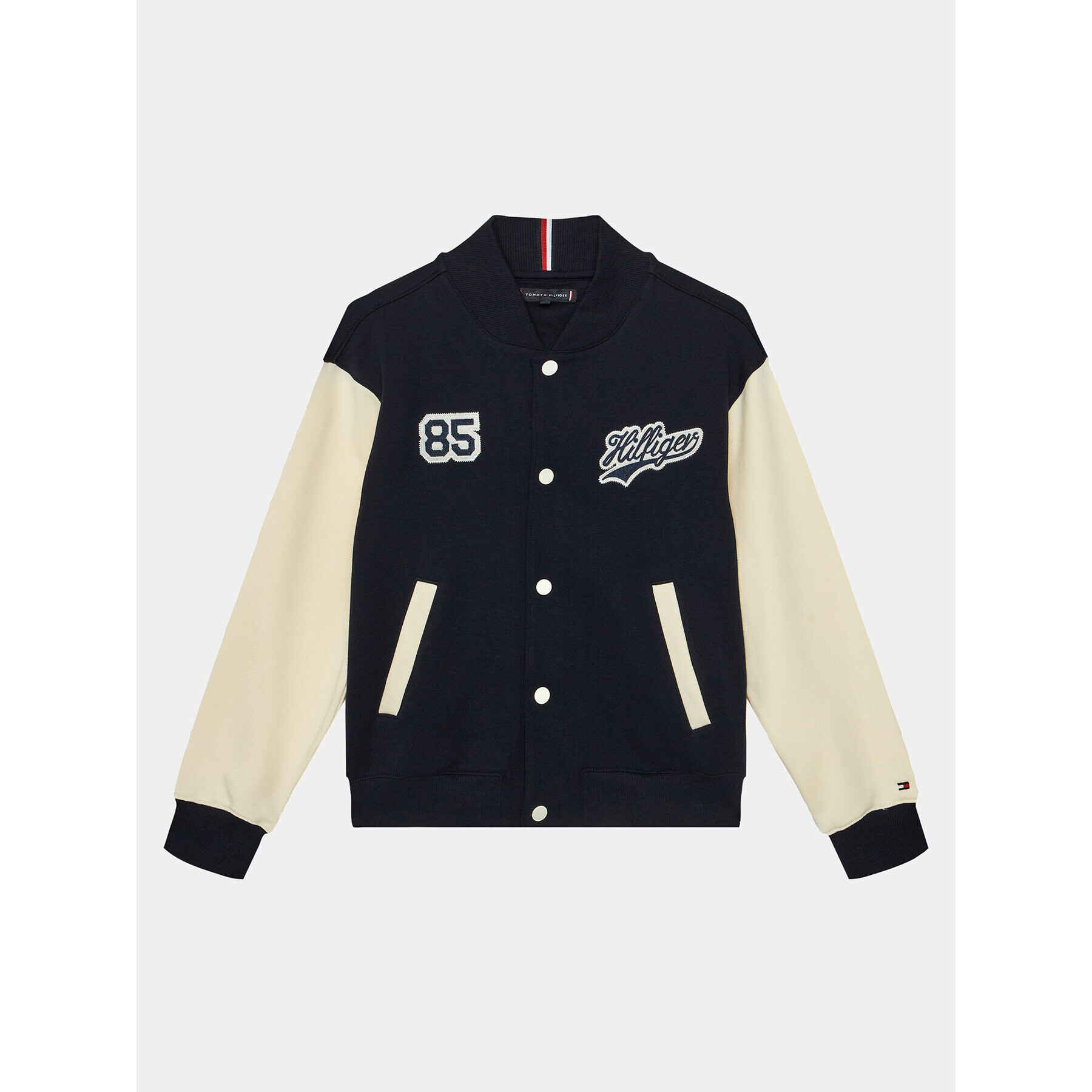 Tommy Hilfiger Суитшърт U Bomber Jacket KS0KS00541 Син Regular Fit - Pepit.bg