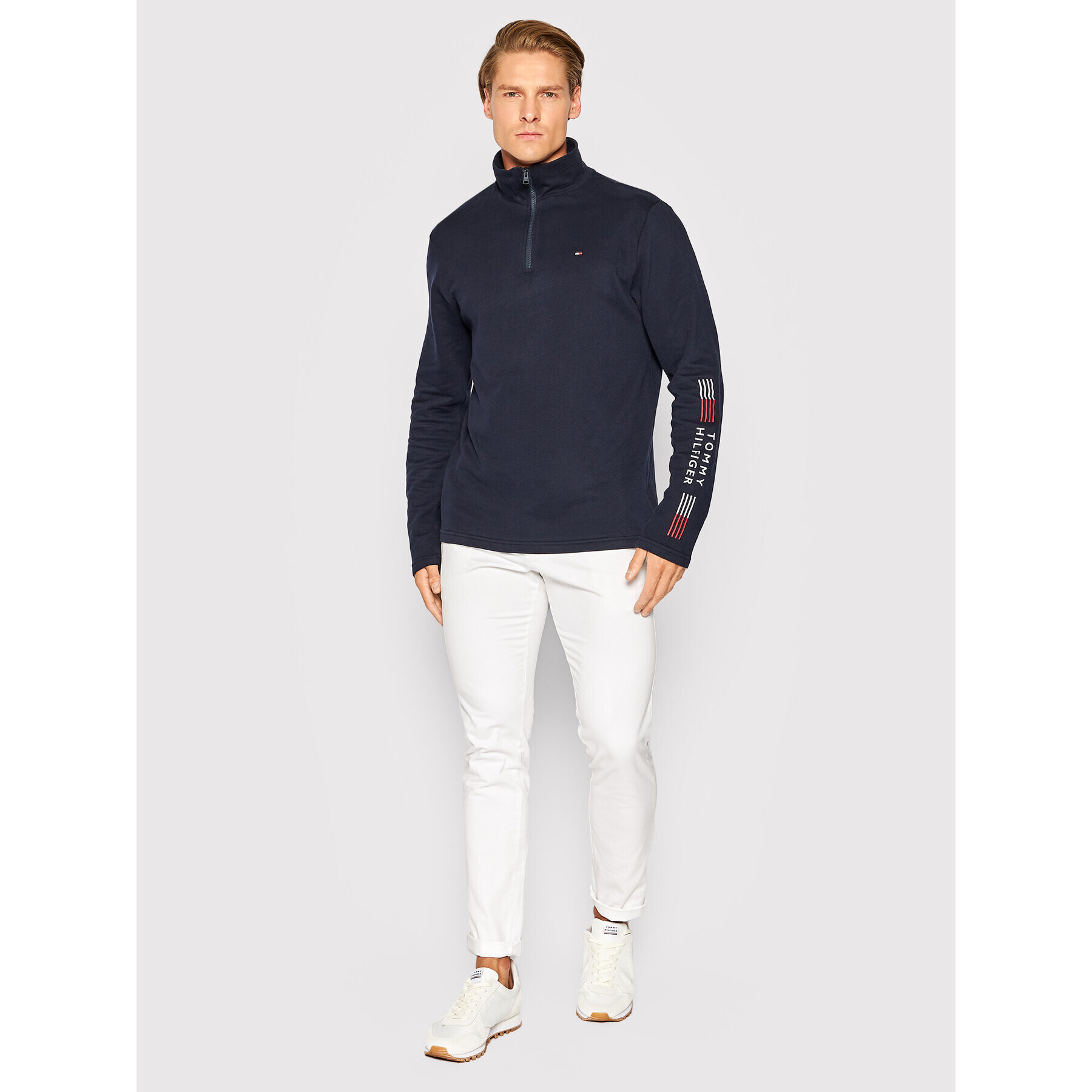 Tommy Hilfiger Суитшърт UM0UM02521 Тъмносин Regular Fit - Pepit.bg