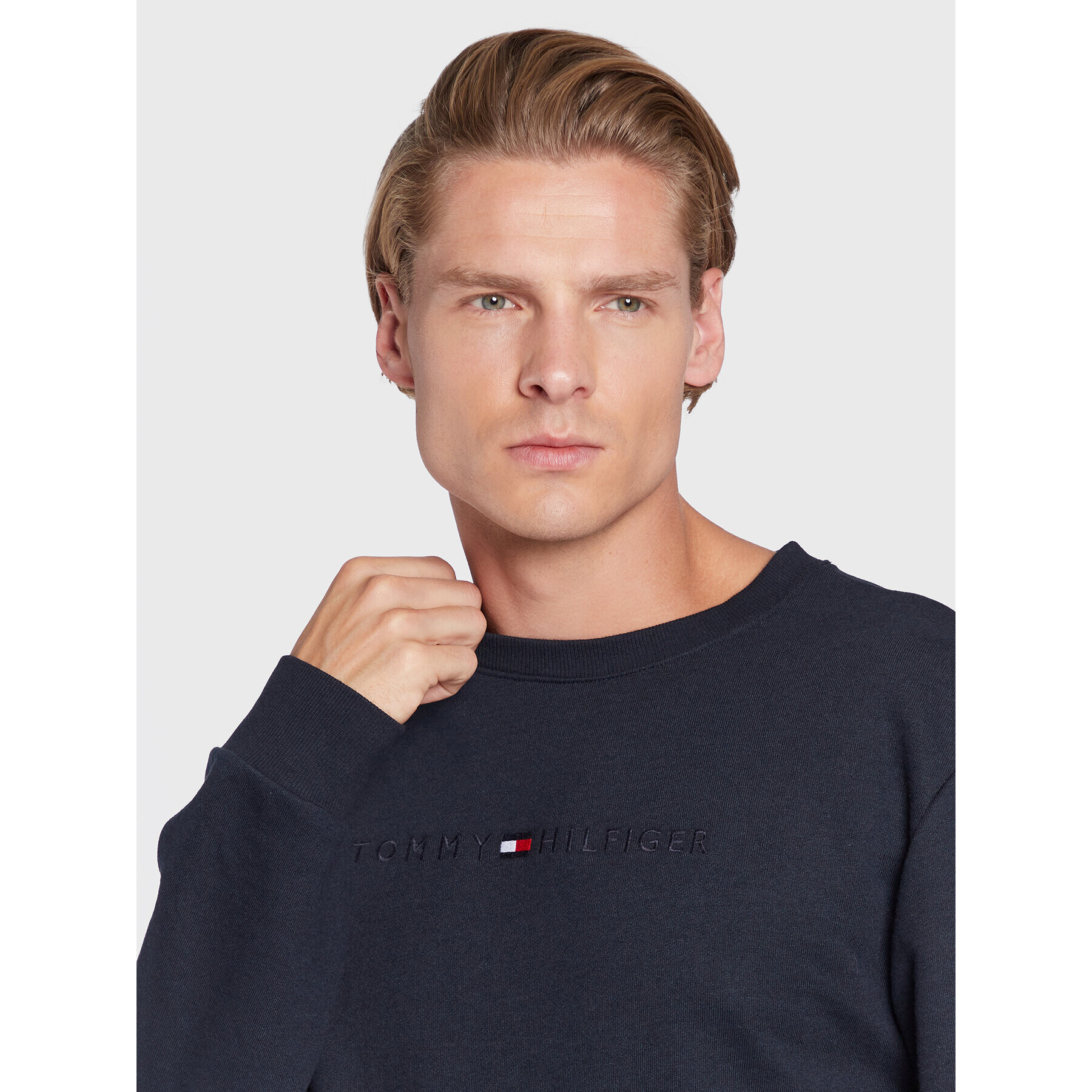 Tommy Hilfiger Суитшърт UM0UM02624 Тъмносин Relaxed Fit - Pepit.bg