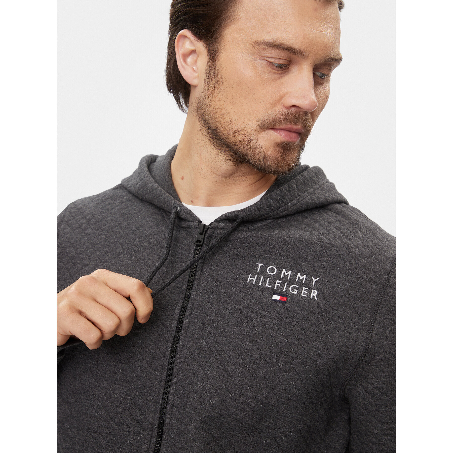 Tommy Hilfiger Суитшърт UM0UM02982 Сив Regular Fit - Pepit.bg