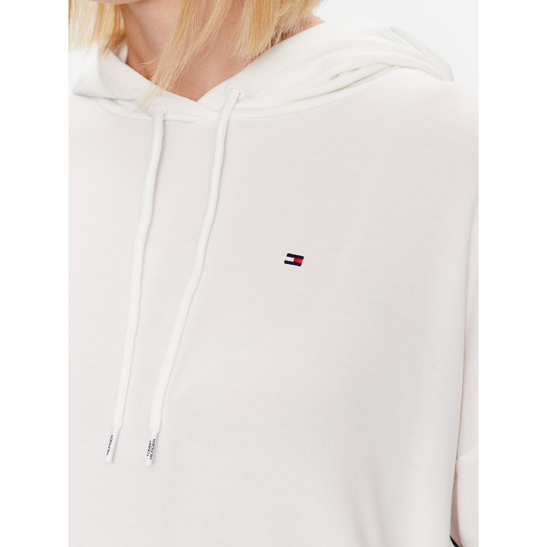 Tommy Hilfiger Суитшърт UW0UW04342 Екрю Relaxed Fit - Pepit.bg