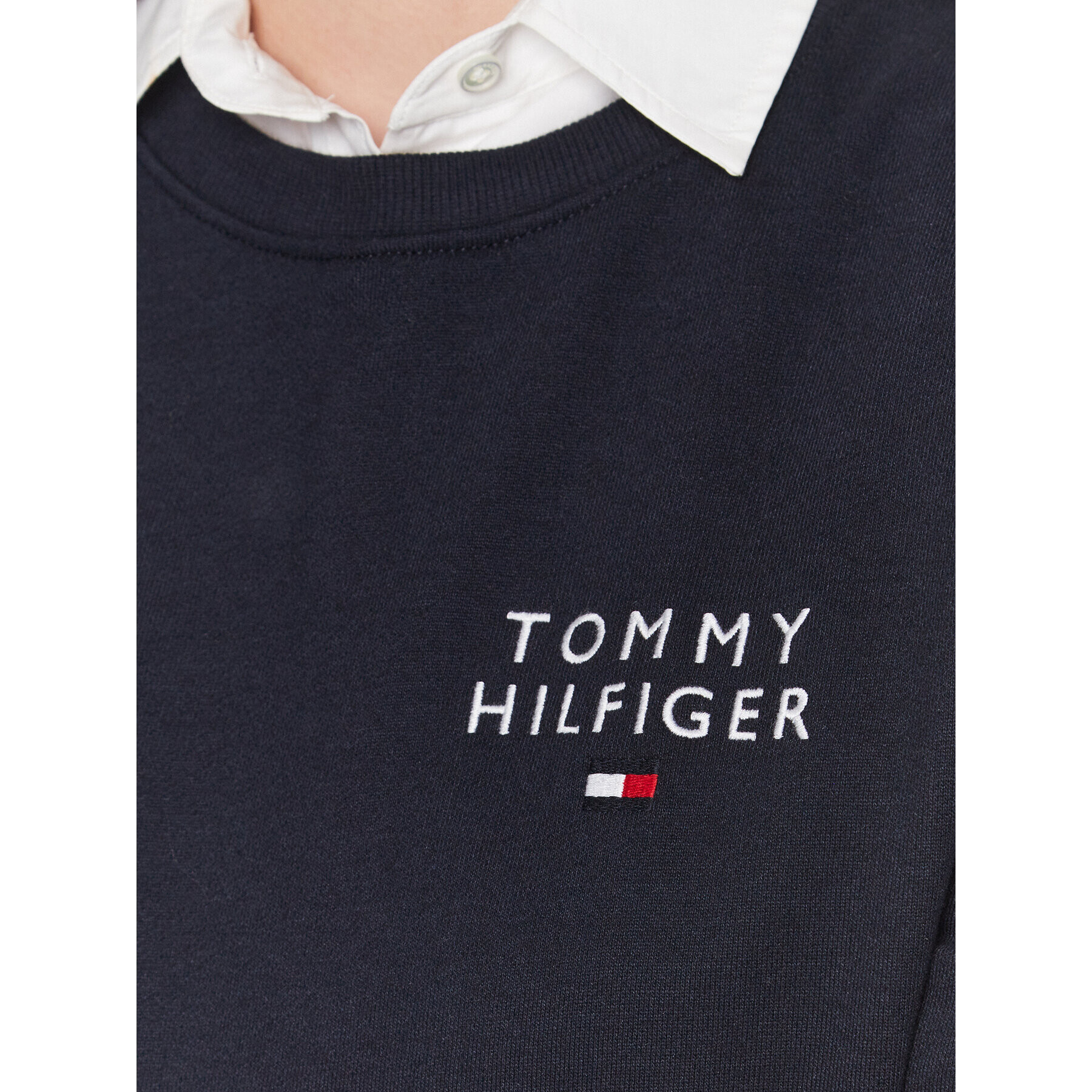 Tommy Hilfiger Суитшърт UW0UW04521 Тъмносин Regular Fit - Pepit.bg