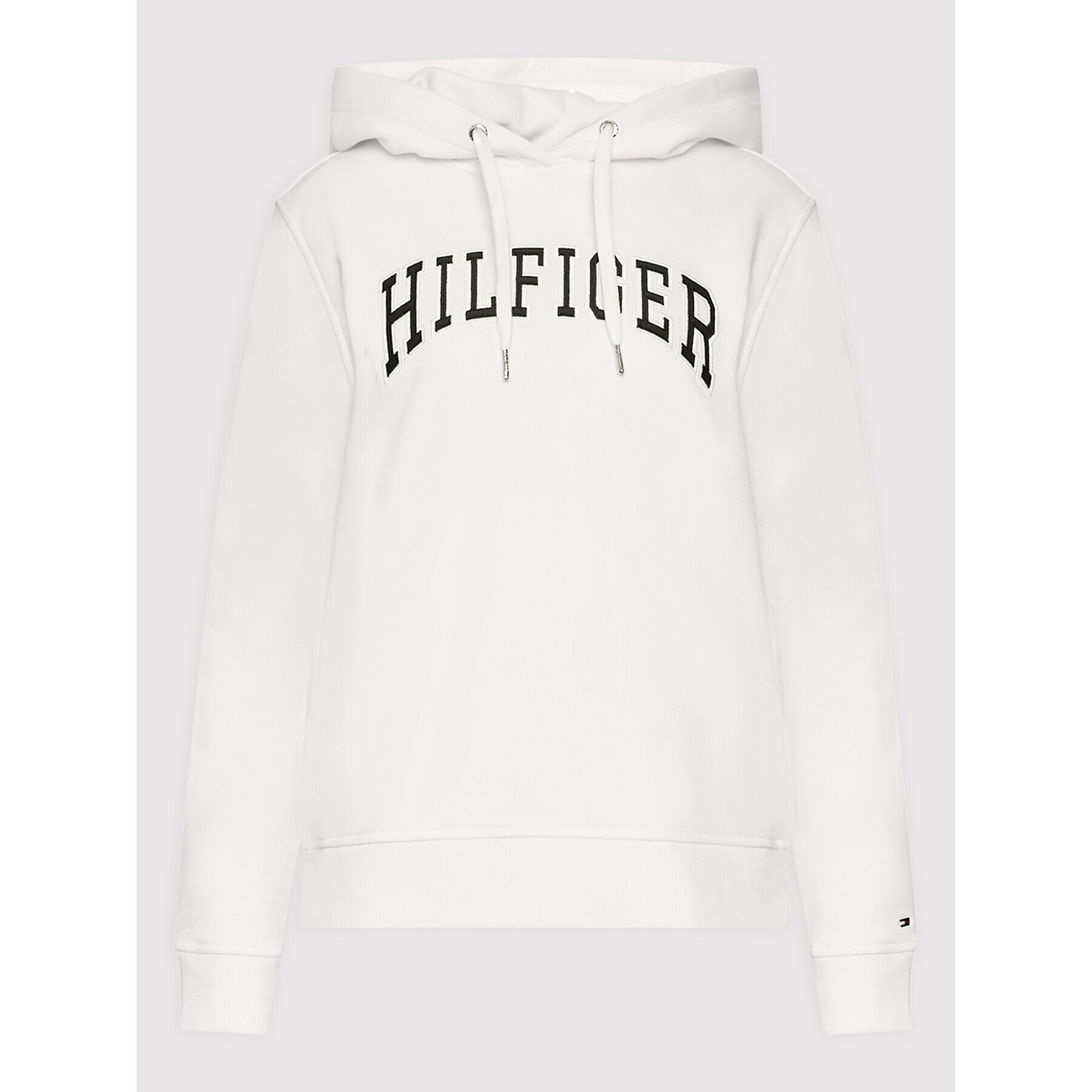 Tommy Hilfiger Суитшърт Varsity WW0WW37316 Бял Regular Fit - Pepit.bg