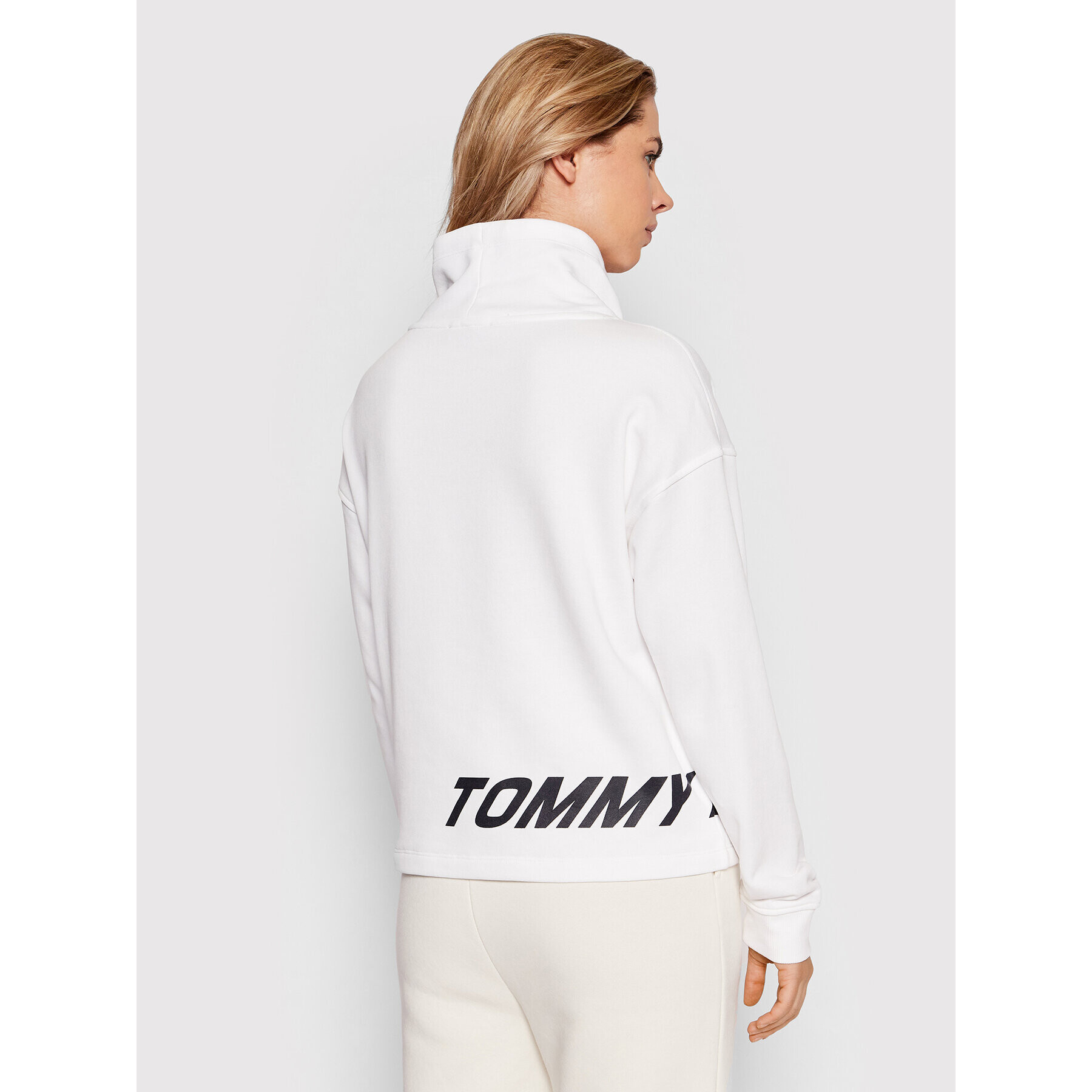 Tommy Hilfiger Суитшърт Wrapped S10S101234 Бял Relaxed Fit - Pepit.bg