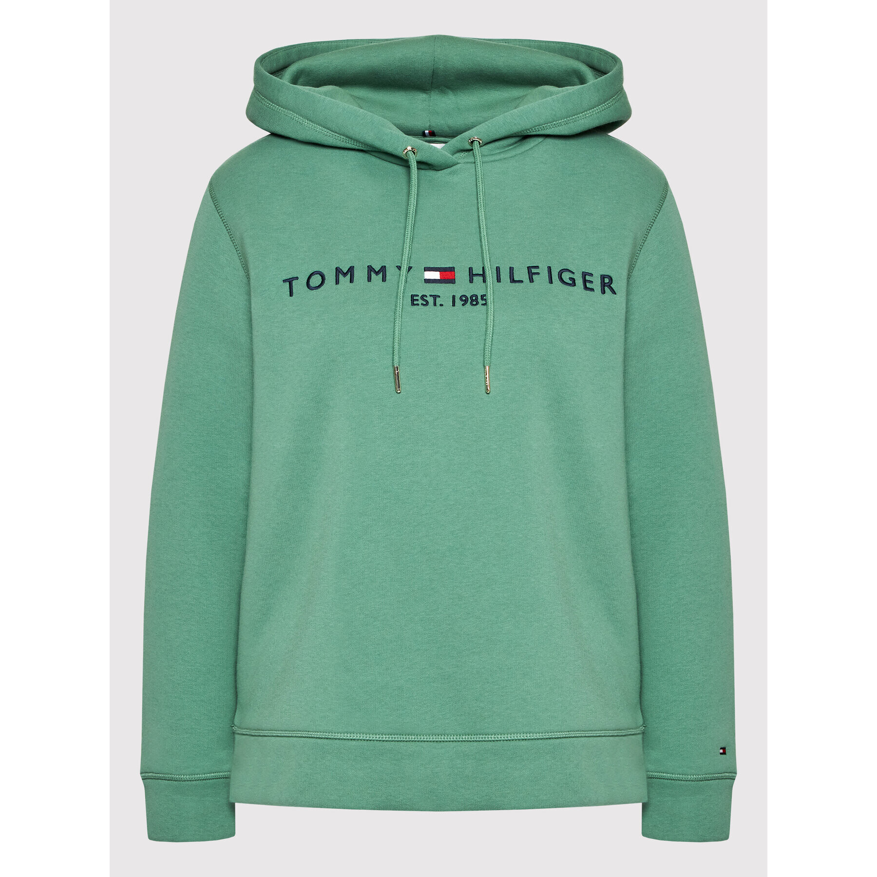 Tommy Hilfiger Суитшърт WW0WW26410 Зелен Regular Fit - Pepit.bg