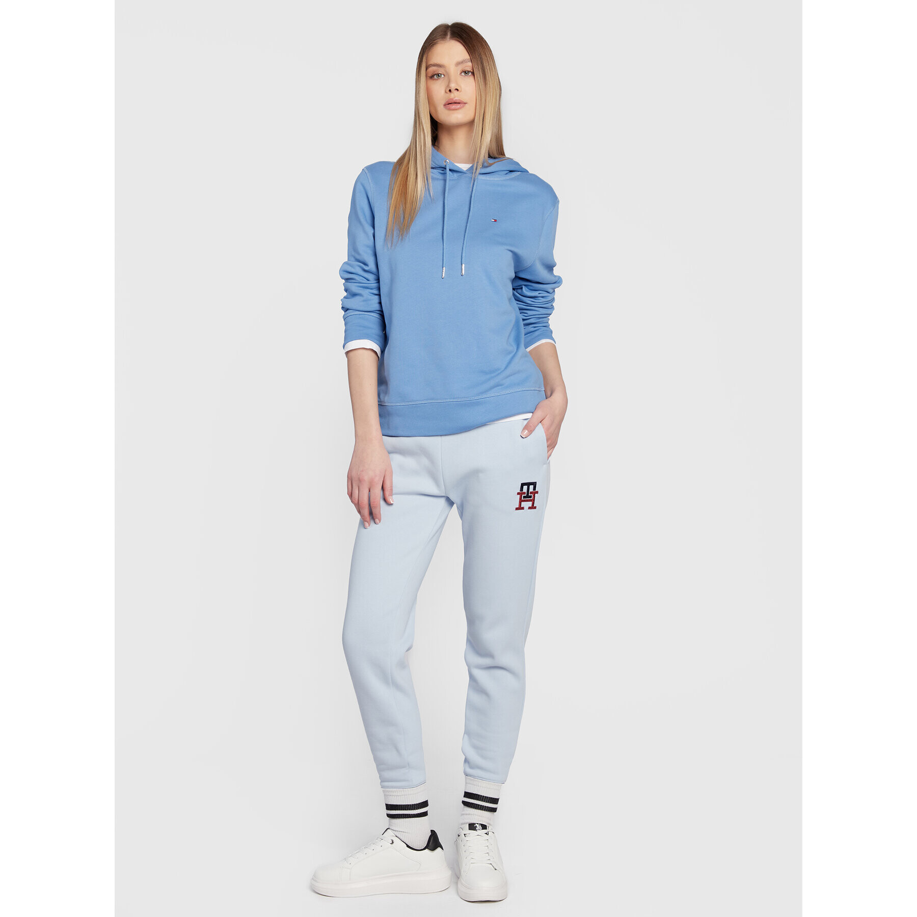 Tommy Hilfiger Суитшърт WW0WW32206 Син Regular Fit - Pepit.bg