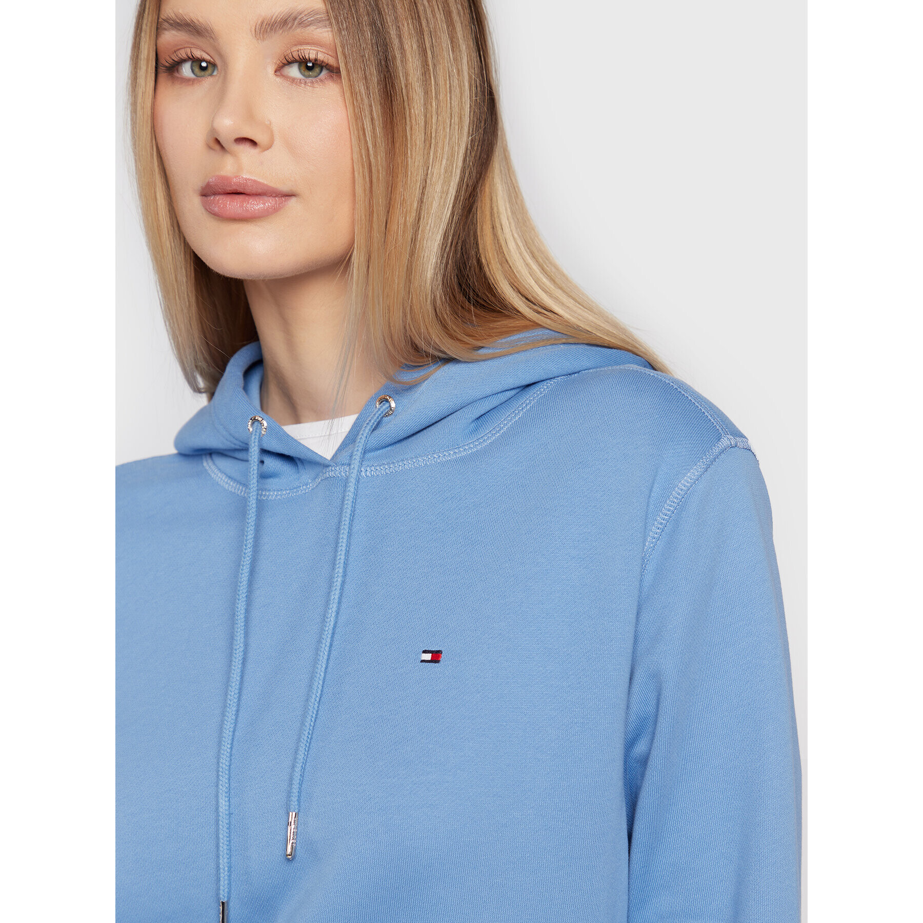 Tommy Hilfiger Суитшърт WW0WW32206 Син Regular Fit - Pepit.bg