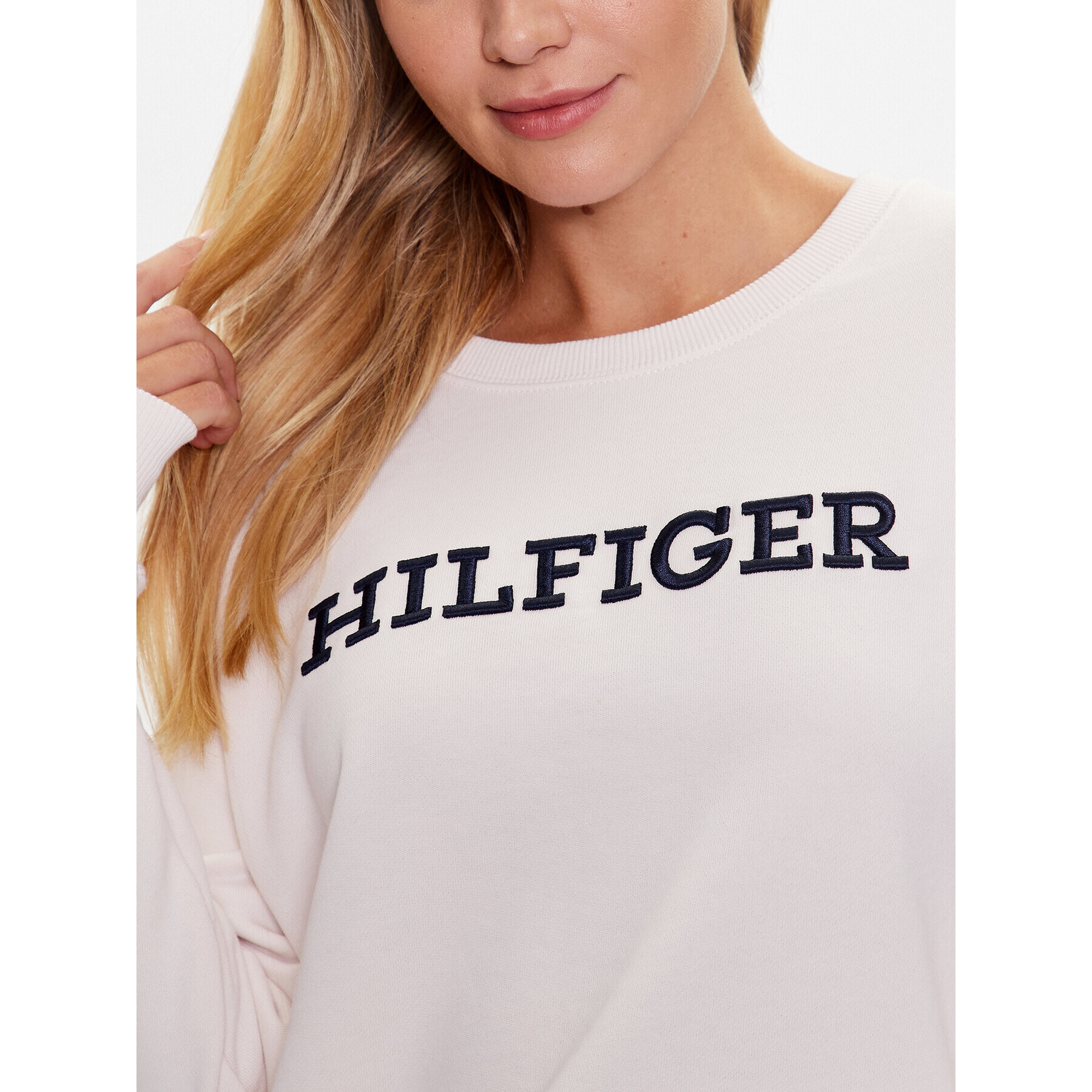 Tommy Hilfiger Суитшърт WW0WW38860 Екрю Regular Fit - Pepit.bg