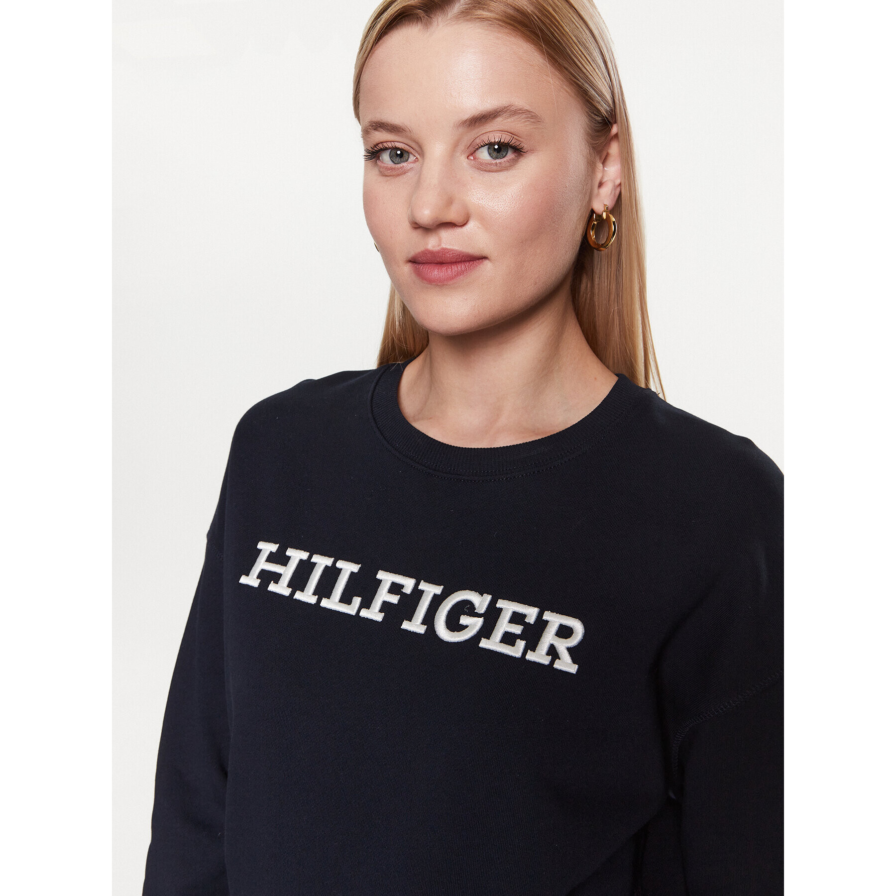 Tommy Hilfiger Суитшърт WW0WW38860 Тъмносин Regular Fit - Pepit.bg